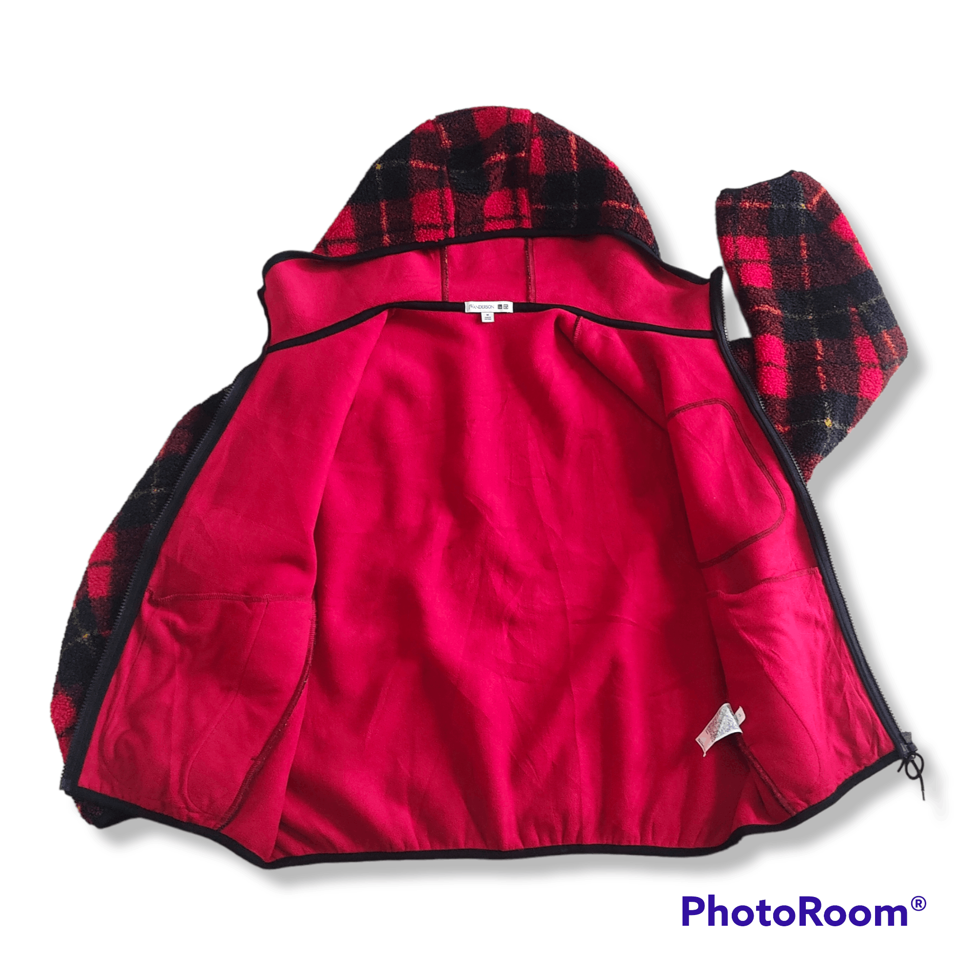 JW Anderson × Uniqlo JW Anderson x Uniqlo Plaid Fleece Hoodie Size US M / EU 48-50 / 2 - 7 Thumbnail