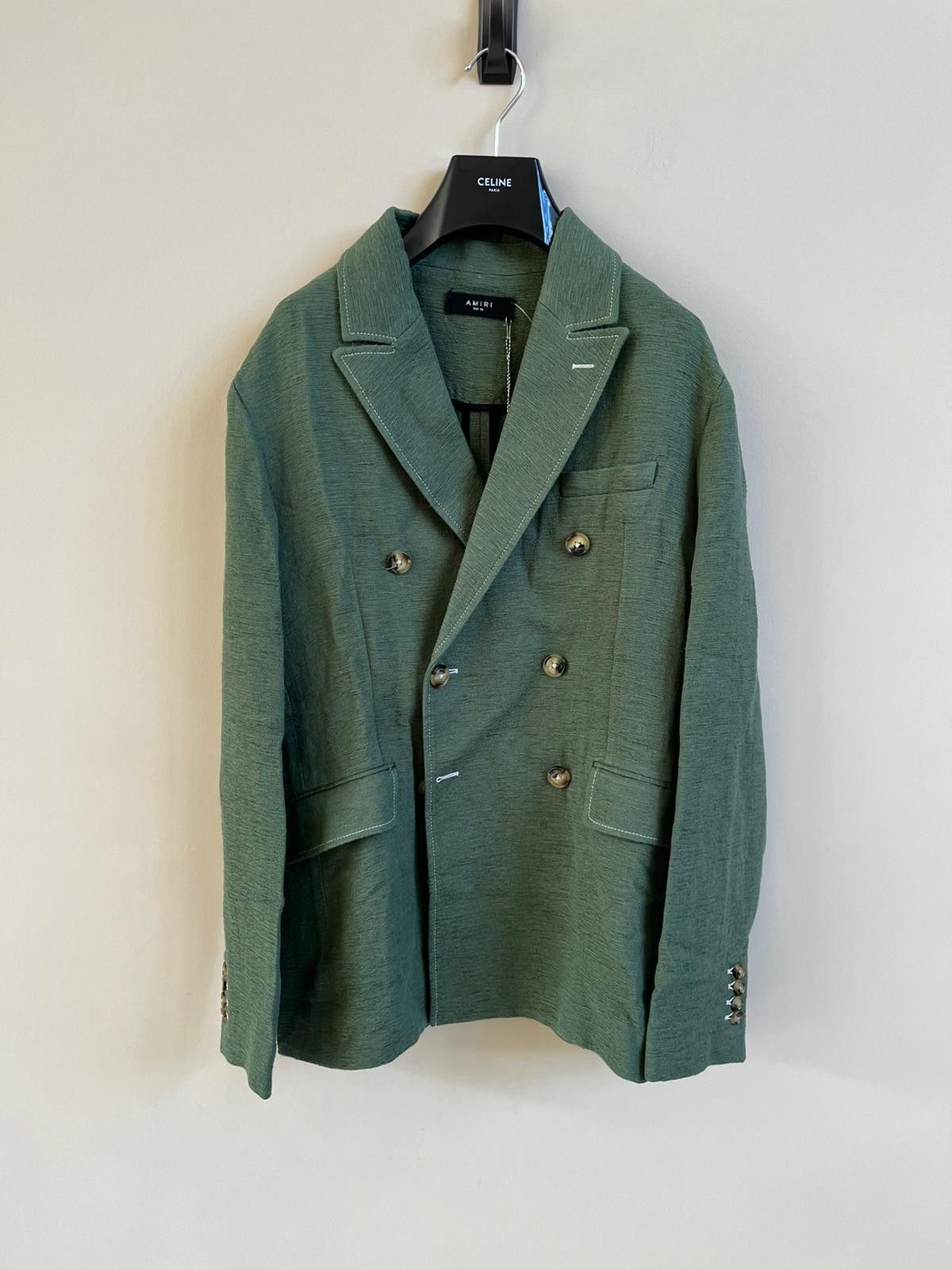 Amiri Lightweight DB Blazer in Green Color Size US XL / EU 56 / 4 - 6 Thumbnail