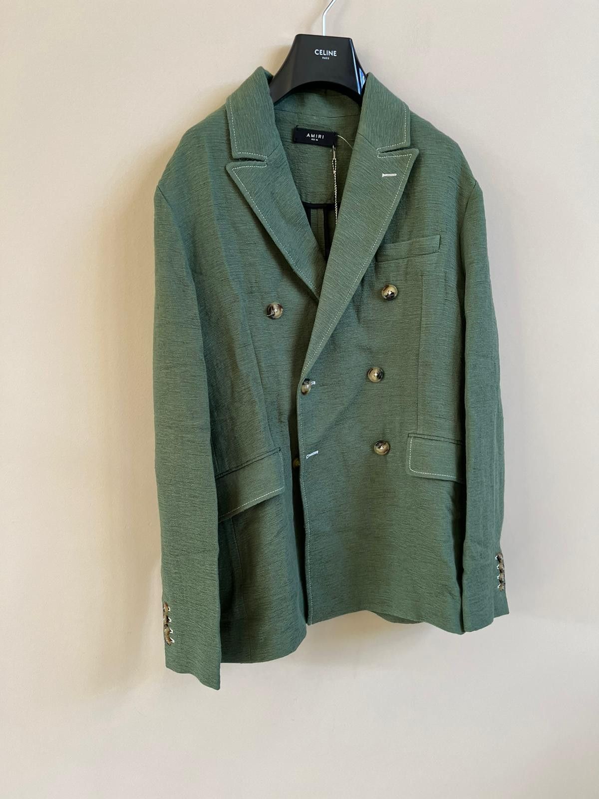 Amiri Lightweight DB Blazer in Green Color Size US XL / EU 56 / 4 - 8 Thumbnail