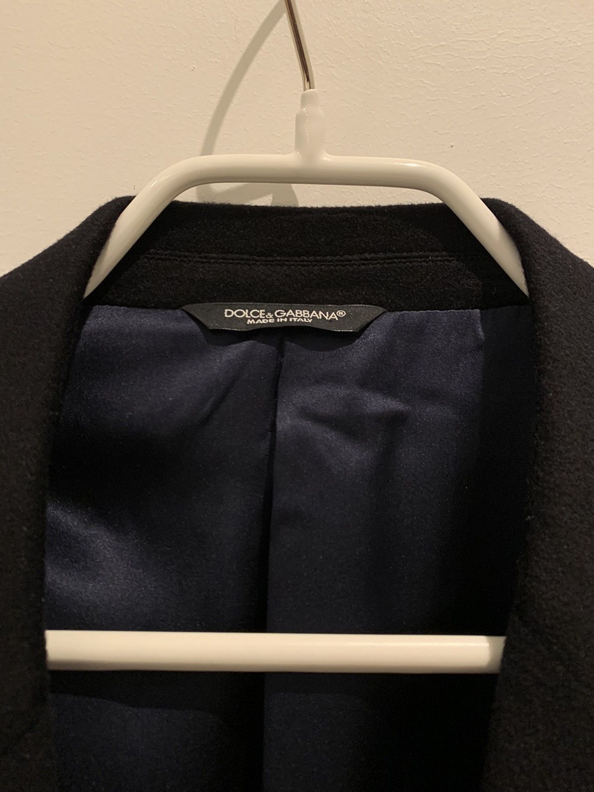 Dolce & Gabbana Dolce & Gabbana Navy Blue Blazer Jacket Size 52L - 3 Thumbnail