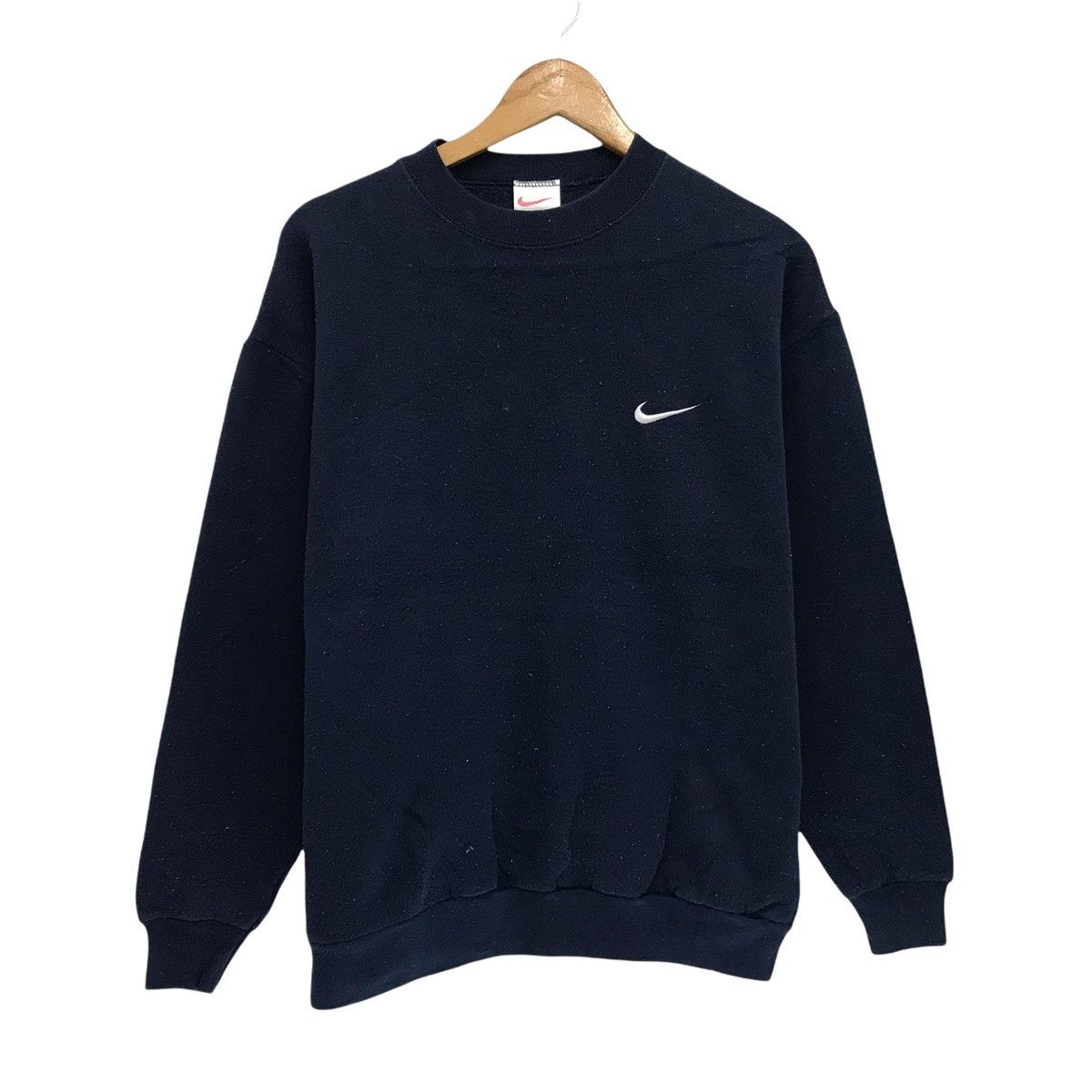 Nike × Vintage Vintage 90s Nike Small Logo Sweatshirt Size US M / EU 48-50 / 2 - 1 Thumbnail