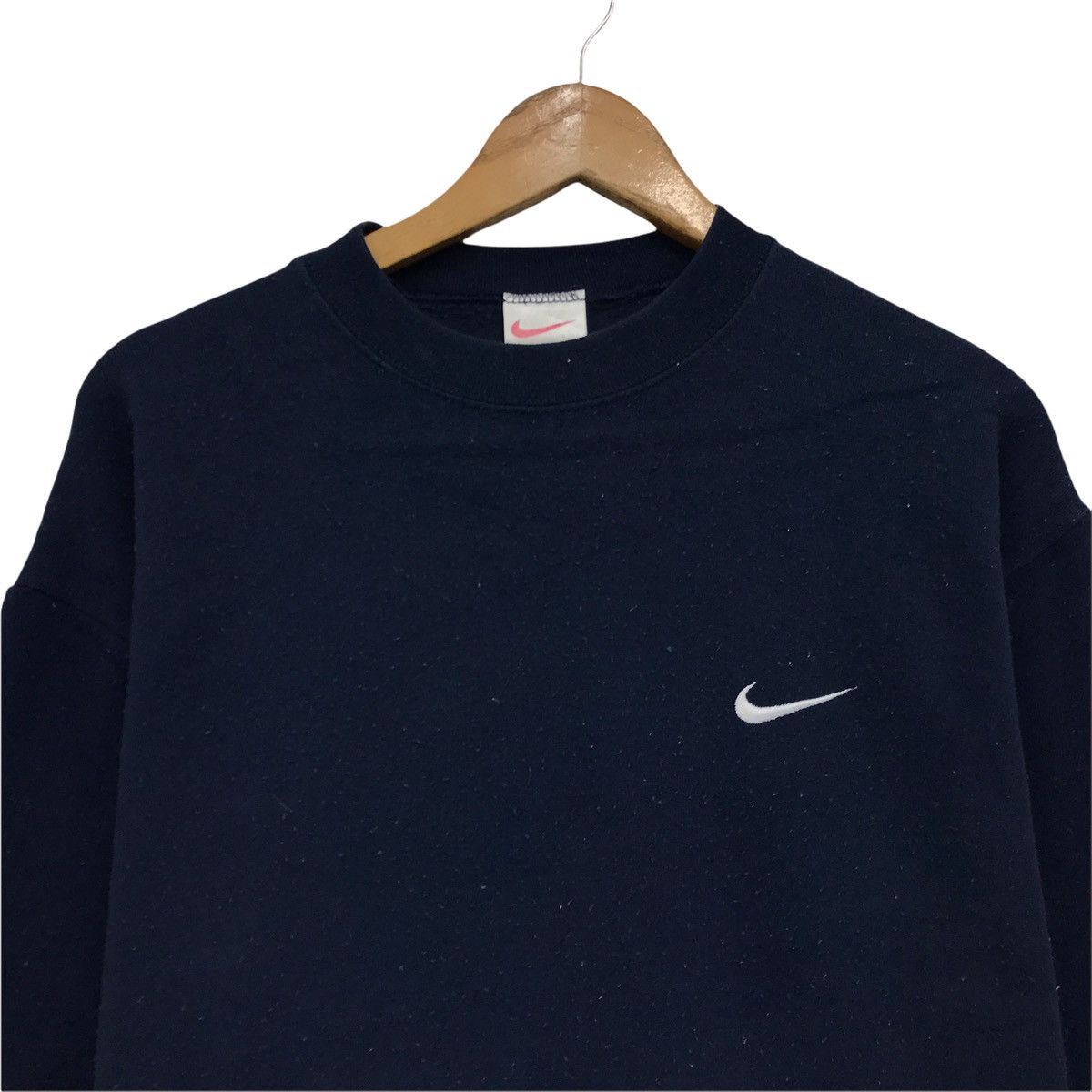 Nike × Vintage Vintage 90s Nike Small Logo Sweatshirt Size US M / EU 48-50 / 2 - 2 Thumbnail