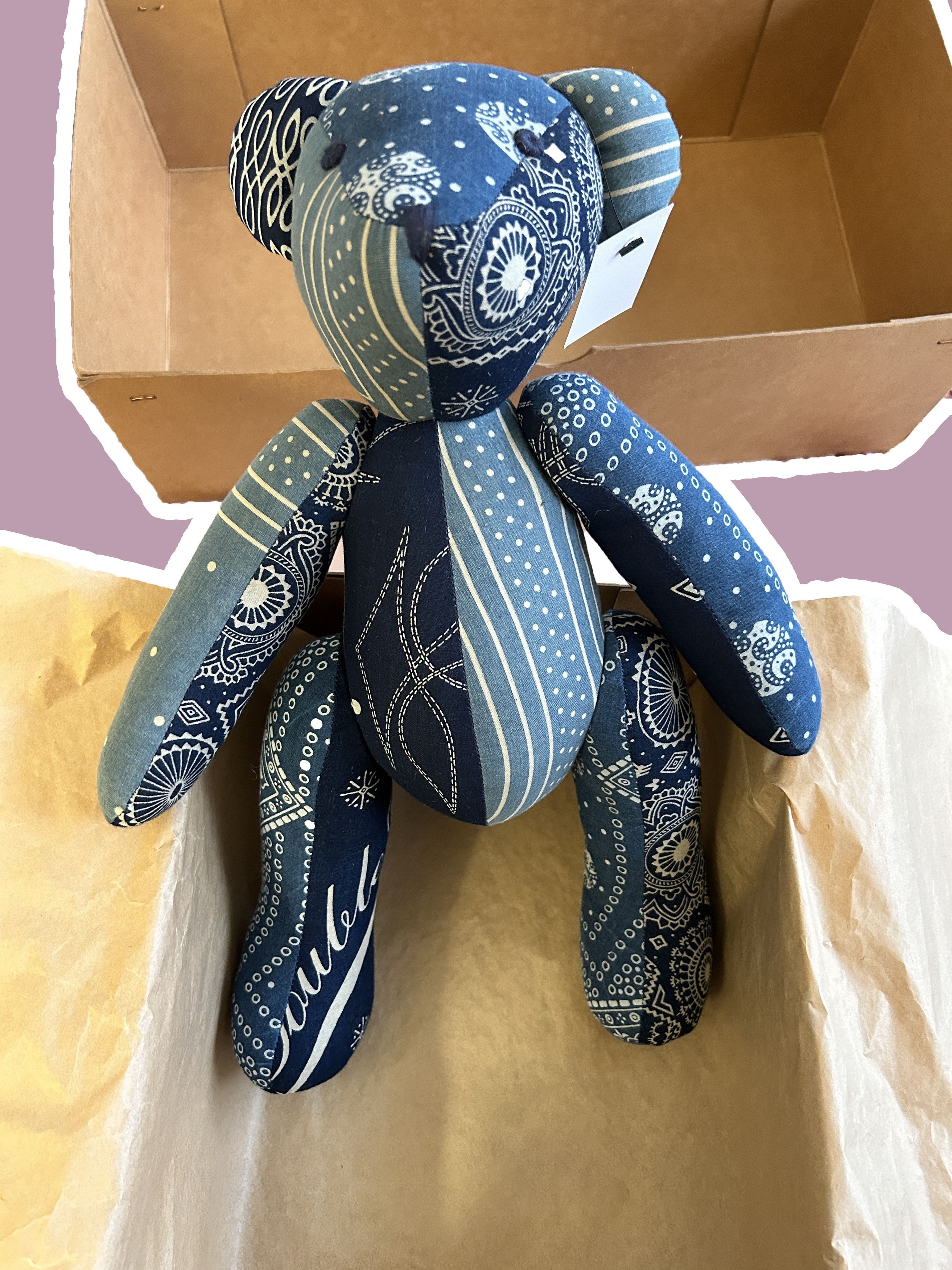 RRL Ralph Lauren RRL Limited-Edition Patchwork Souvenir Bear Embroidered Size ONE SIZE - 2 Thumbnail