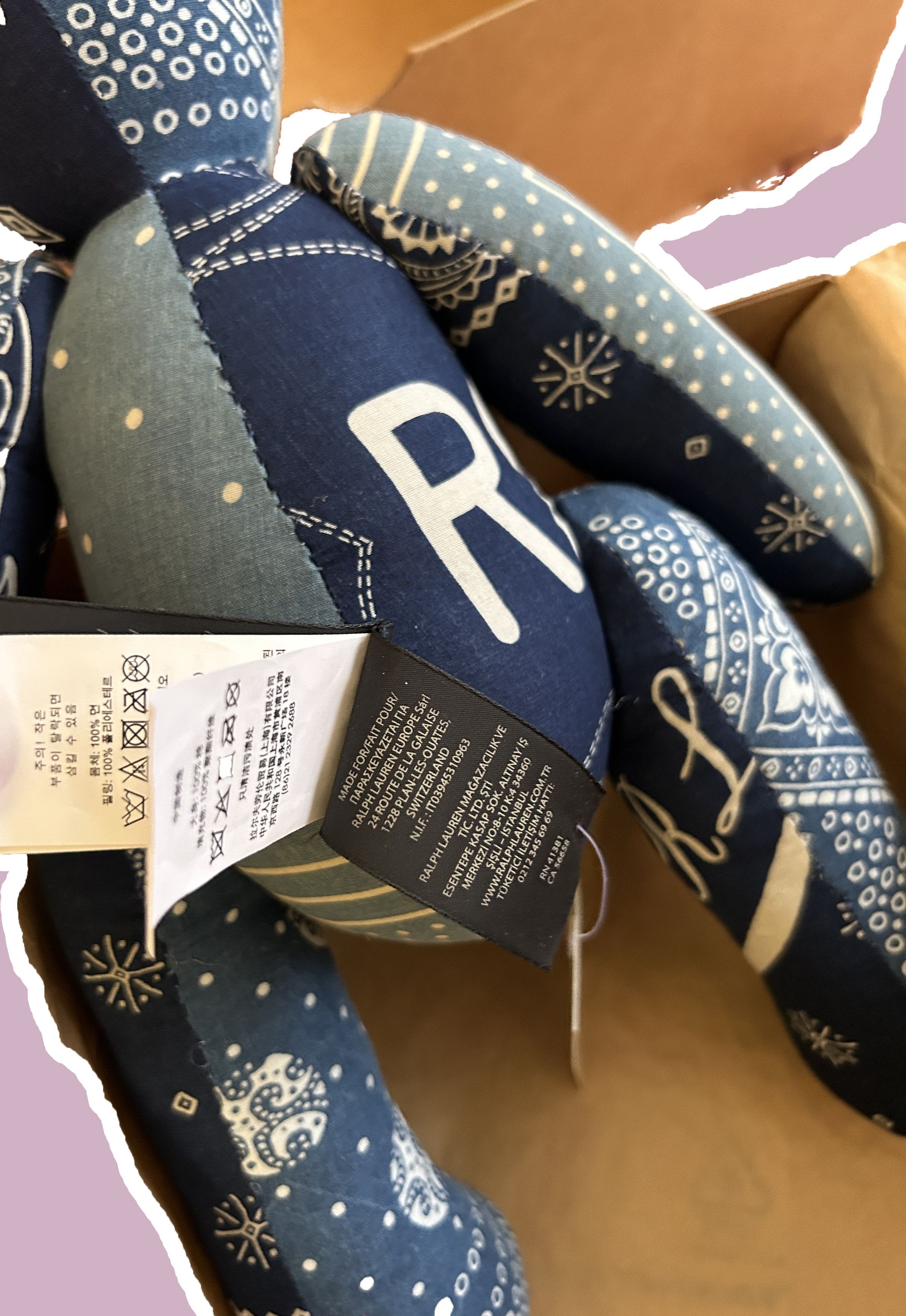 RRL Ralph Lauren RRL Limited-Edition Patchwork Souvenir Bear Embroidered Size ONE SIZE - 4 Thumbnail