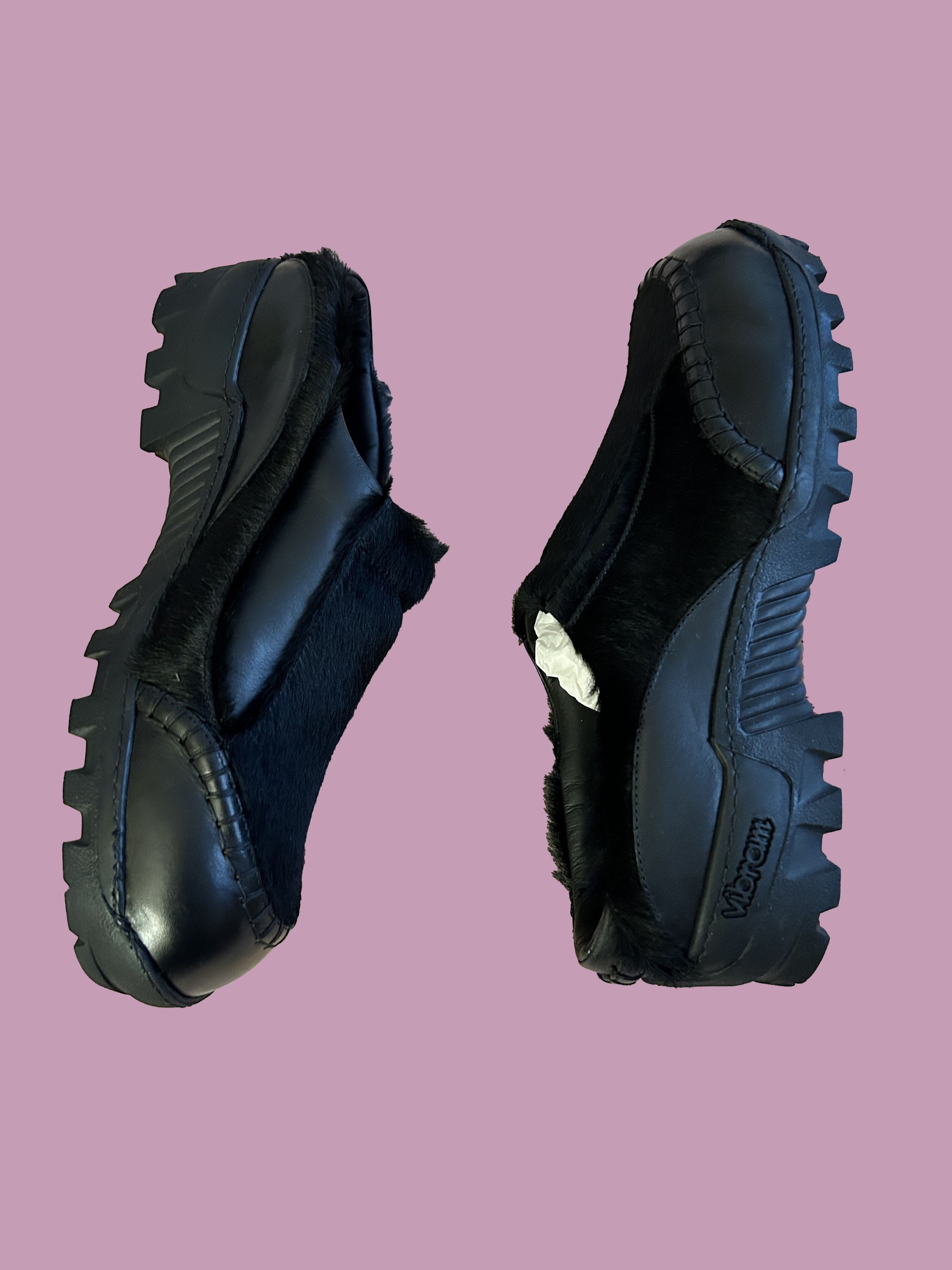 Kiko Kostadinov Kiko Kostadinov Bindra Sabo Pony Hair Mules Black Size US 9 / EU 42 - 7 Thumbnail
