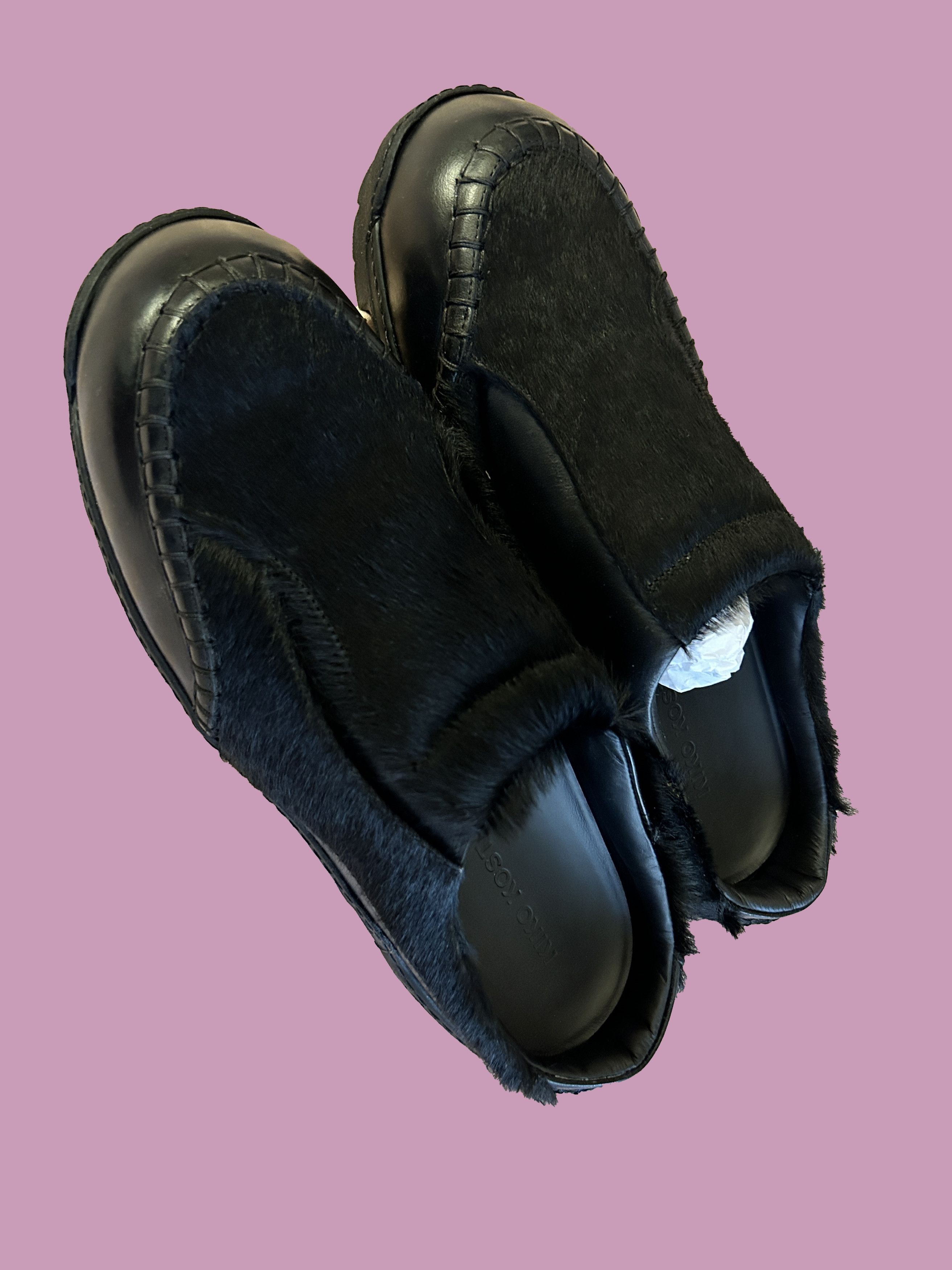 Kiko Kostadinov Kiko Kostadinov Bindra Sabo Pony Hair Mules Black Size US 9 / EU 42 - 5 Thumbnail
