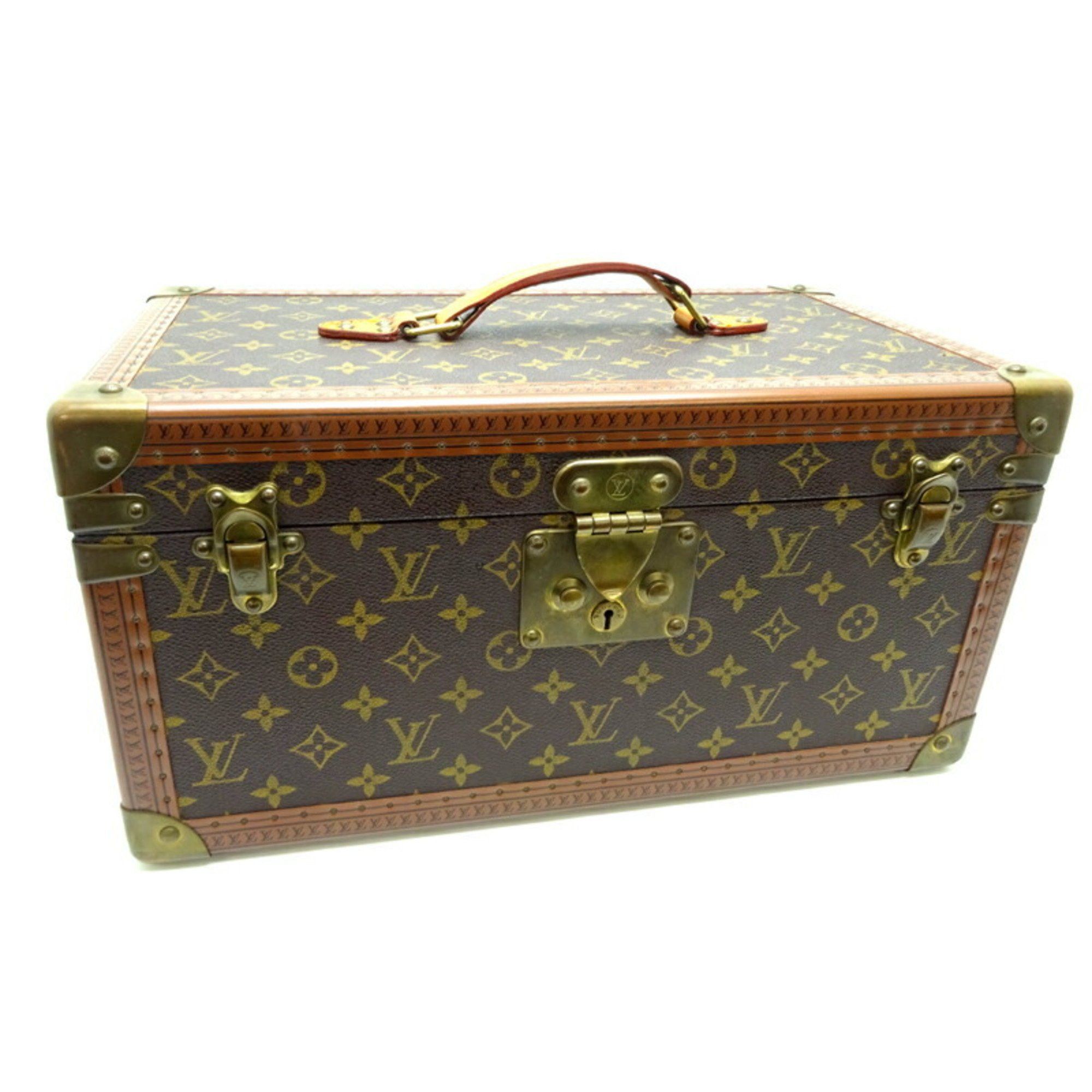 LOUIS VUITTON Monogram Boite Buteil Hand Bag Vanity Vintage M21822 Aut