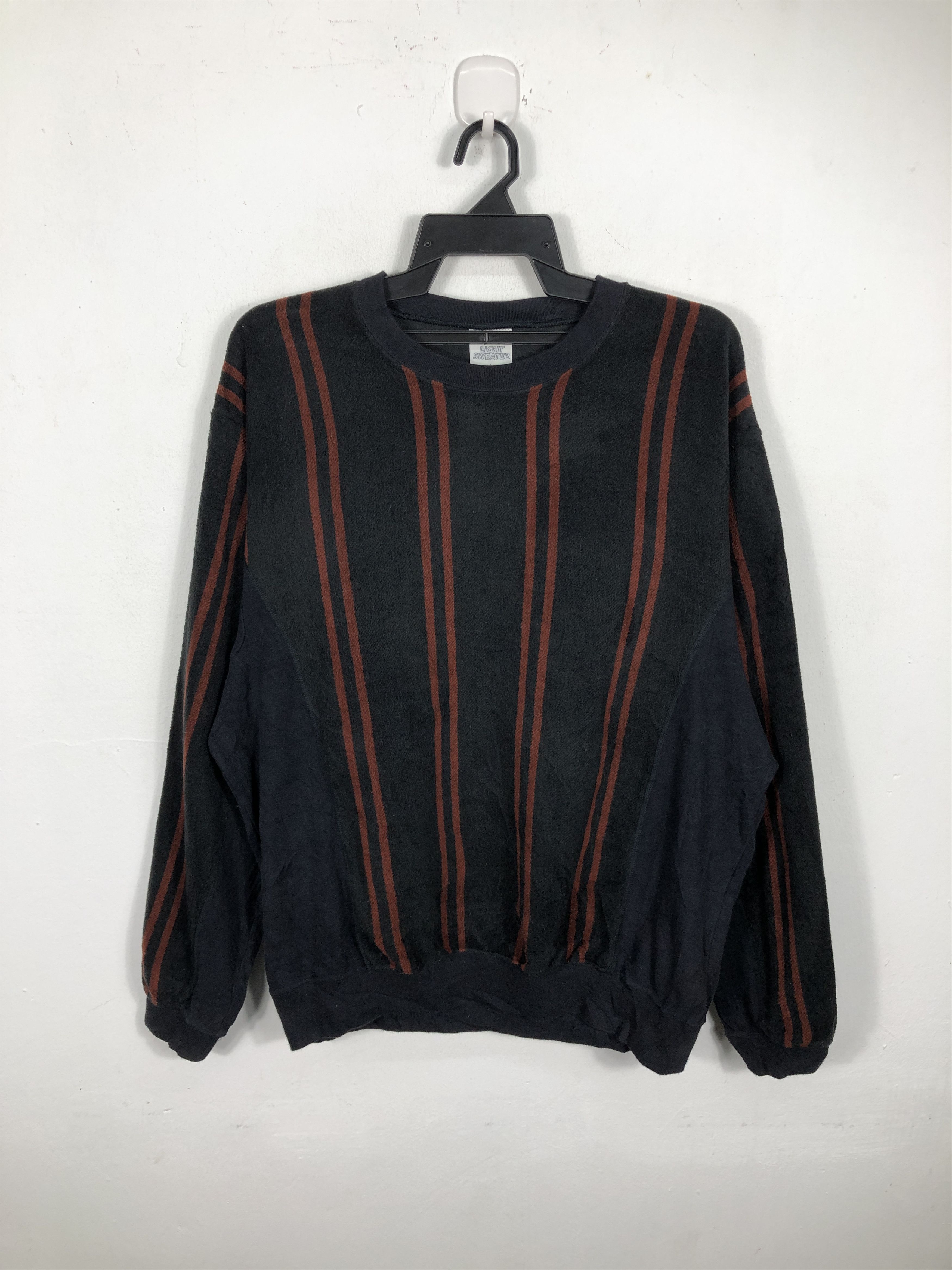 Japanese Brand × Vintage Vintage Japanese Brand PRGR Stripe Sweatshirt Size US L / EU 52-54 / 3 - 1 Thumbnail