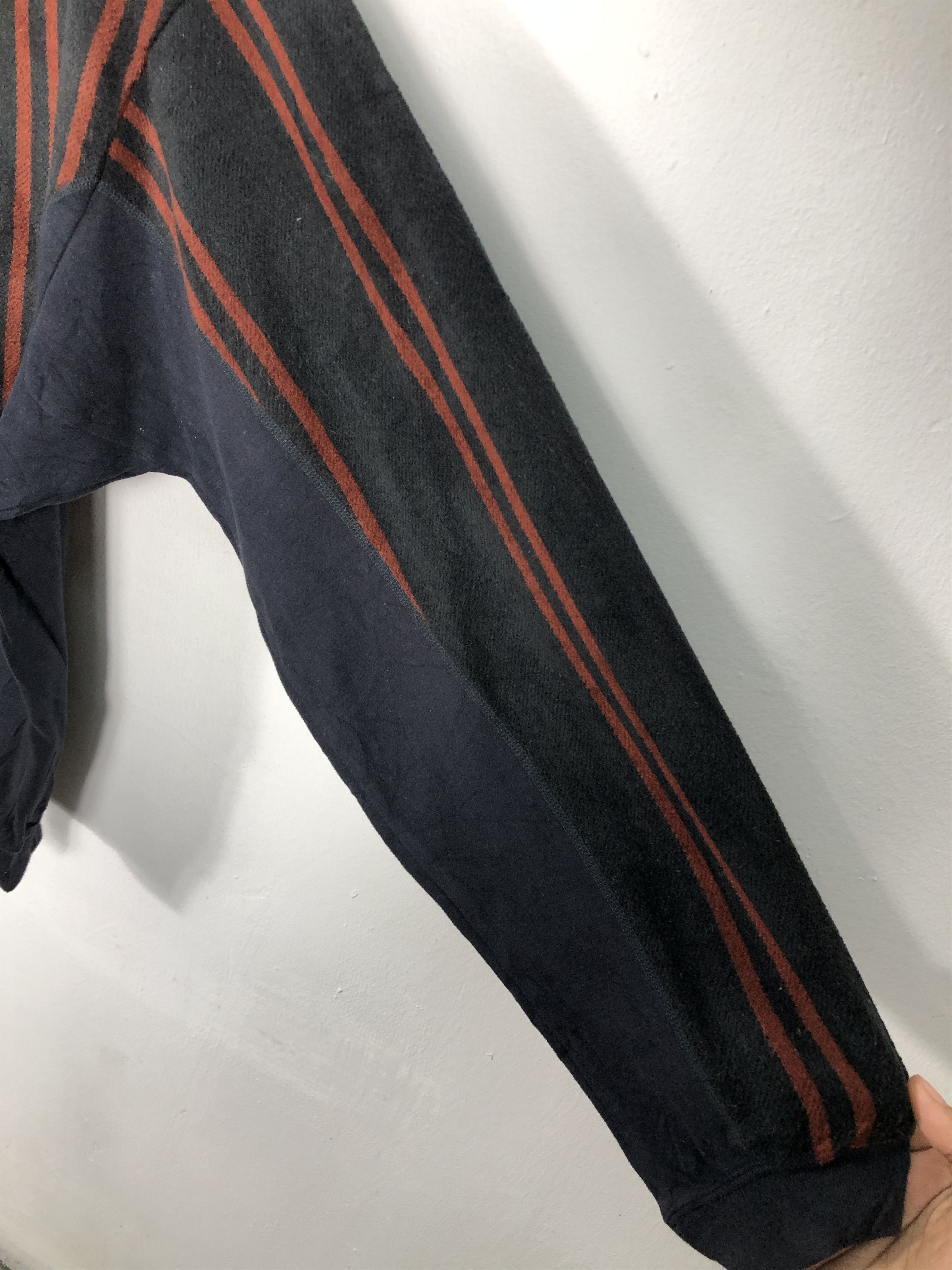 Japanese Brand × Vintage Vintage Japanese Brand PRGR Stripe Sweatshirt Size US L / EU 52-54 / 3 - 3 Thumbnail