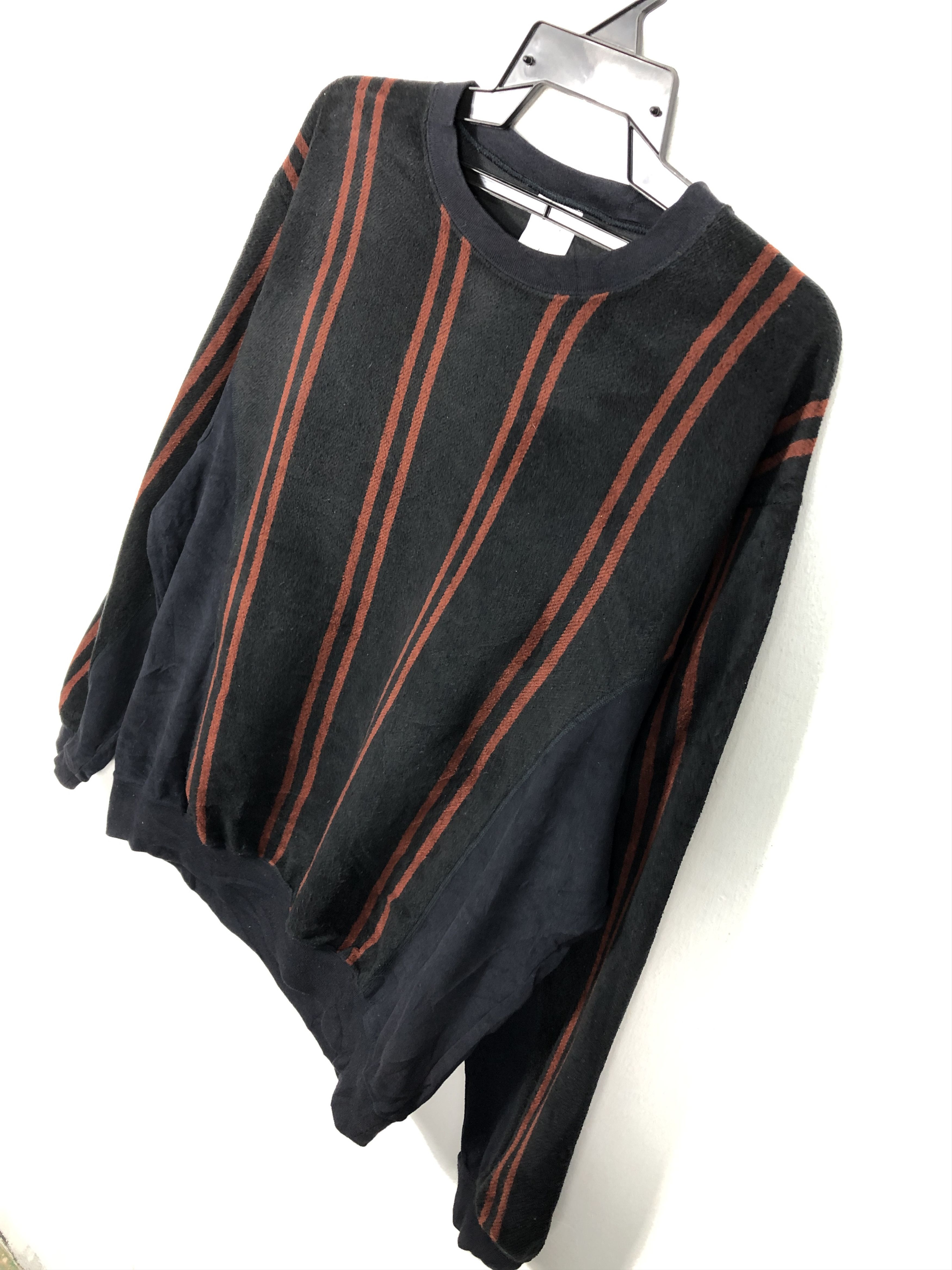 Japanese Brand × Vintage Vintage Japanese Brand PRGR Stripe Sweatshirt Size US L / EU 52-54 / 3 - 2 Thumbnail