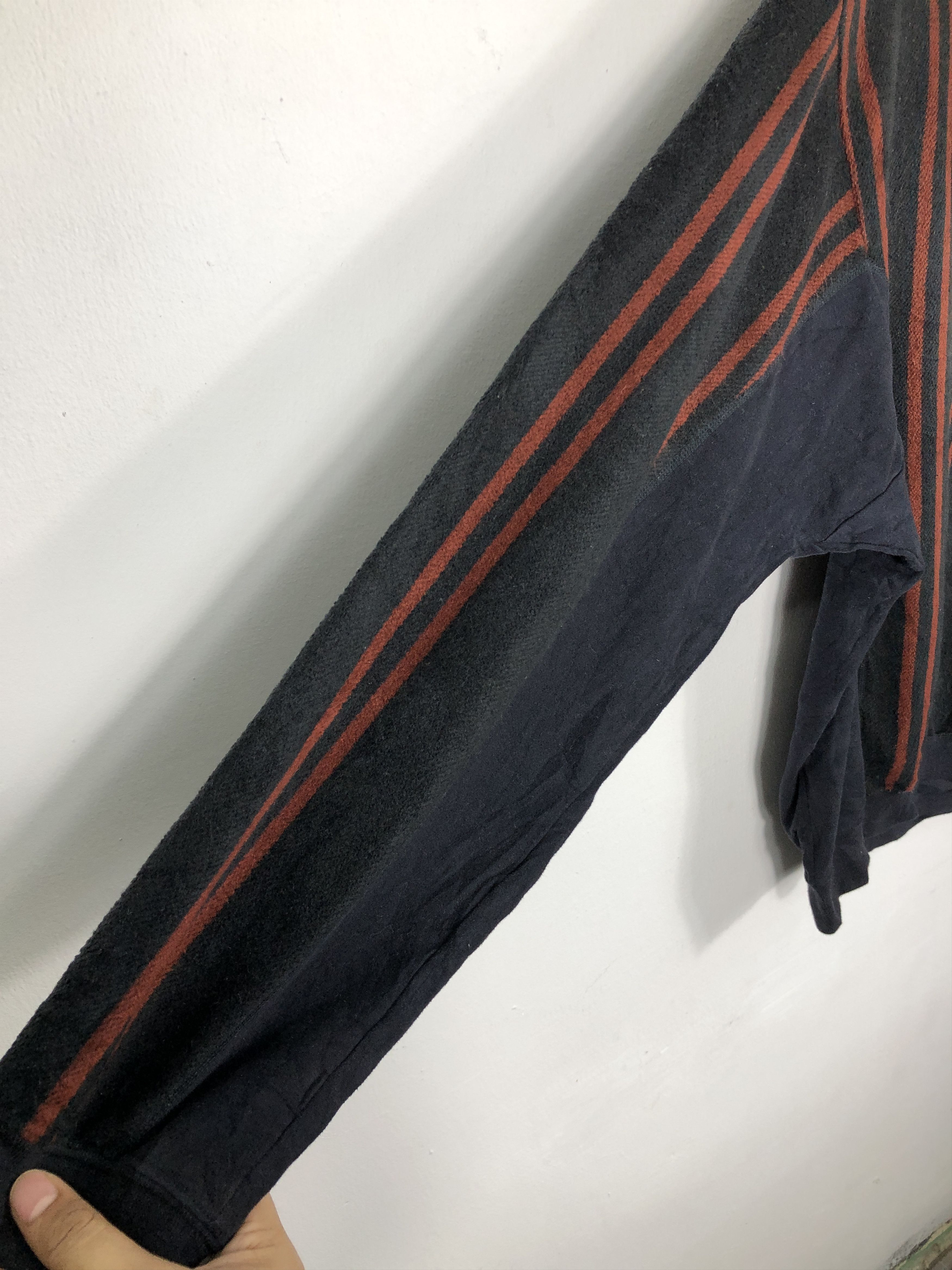 Japanese Brand × Vintage Vintage Japanese Brand PRGR Stripe Sweatshirt Size US L / EU 52-54 / 3 - 6 Thumbnail