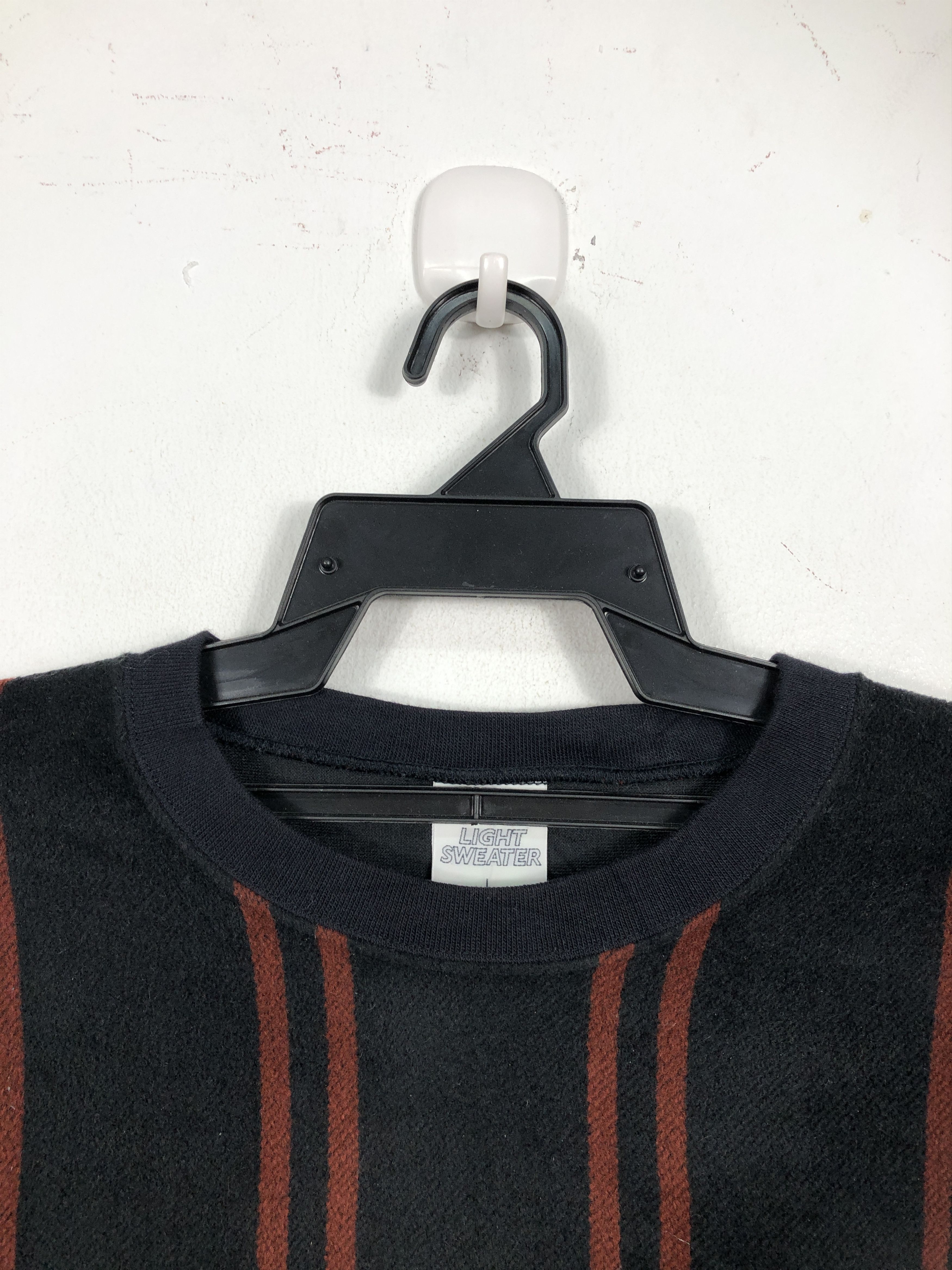 Japanese Brand × Vintage Vintage Japanese Brand PRGR Stripe Sweatshirt Size US L / EU 52-54 / 3 - 4 Thumbnail