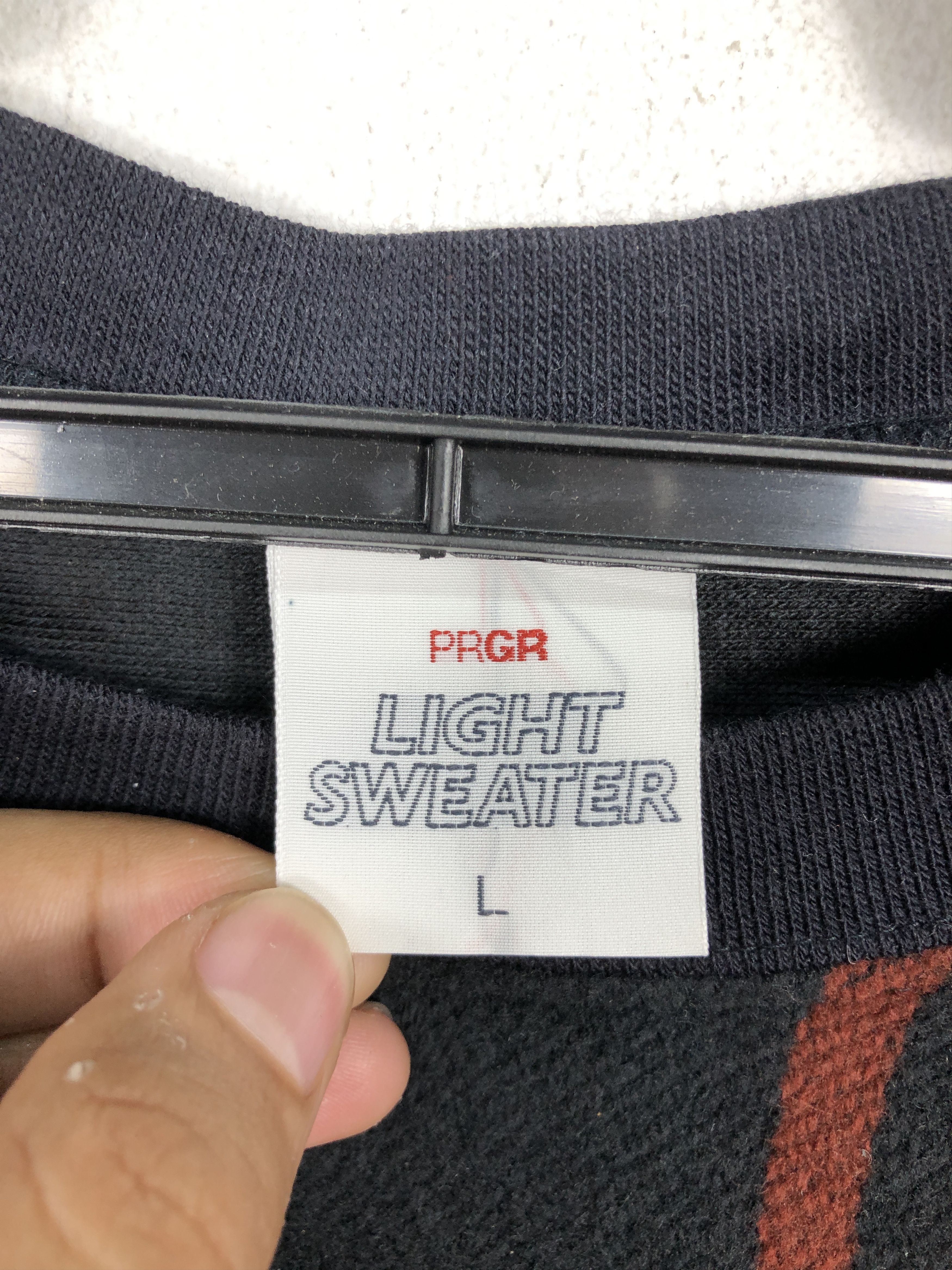 Japanese Brand × Vintage Vintage Japanese Brand PRGR Stripe Sweatshirt Size US L / EU 52-54 / 3 - 8 Thumbnail