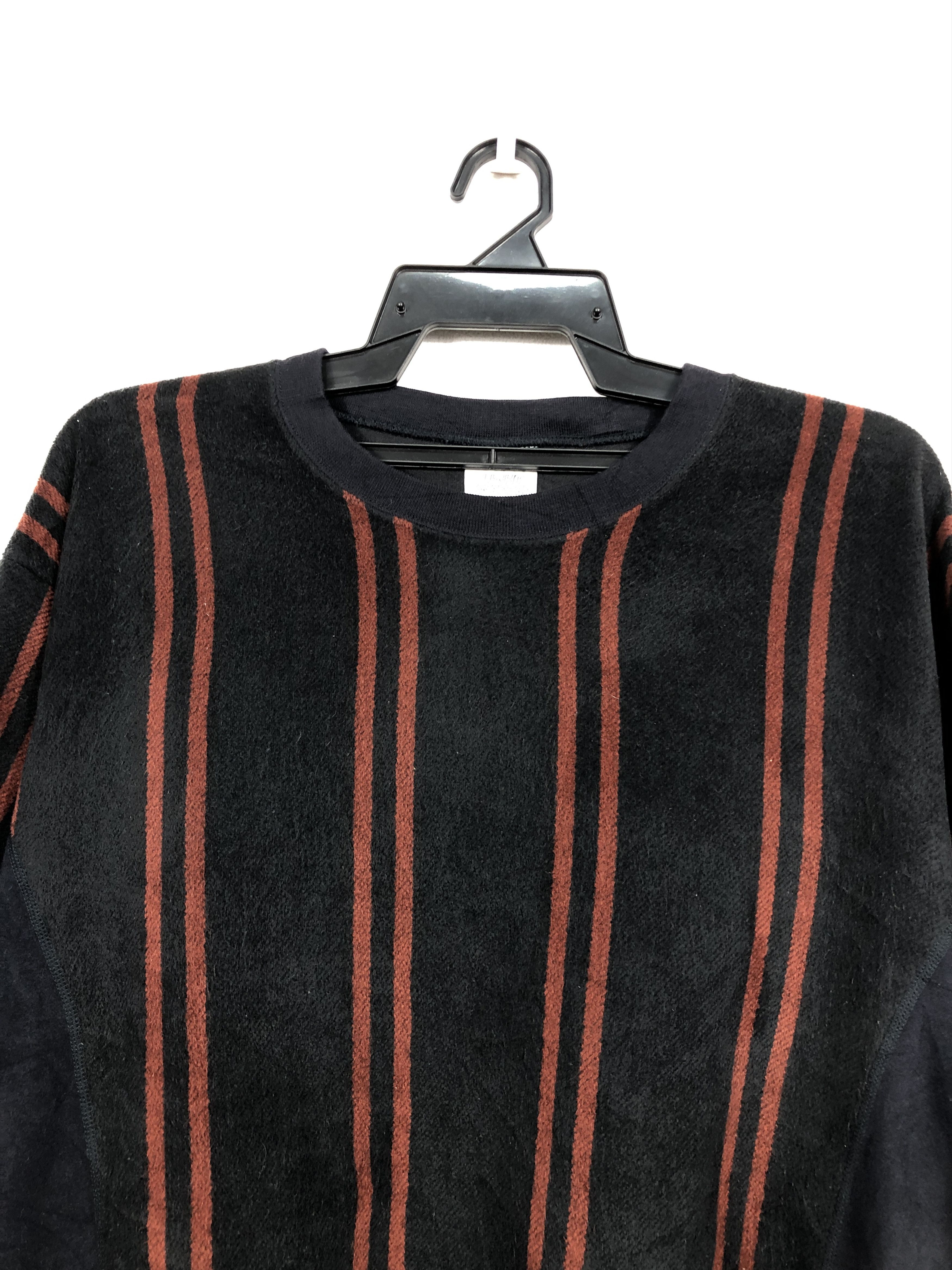 Japanese Brand × Vintage Vintage Japanese Brand PRGR Stripe Sweatshirt Size US L / EU 52-54 / 3 - 5 Thumbnail