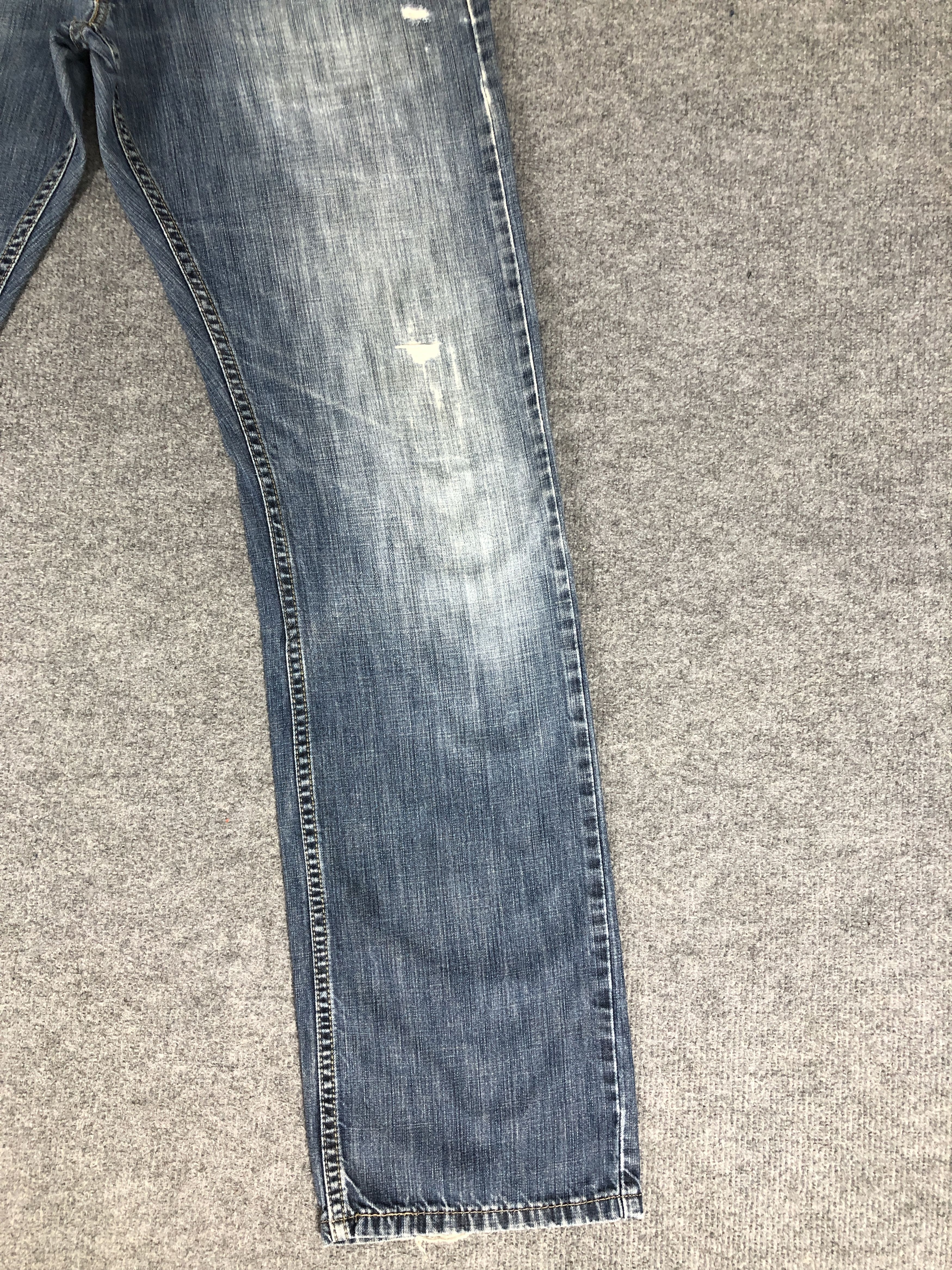 Levi's Vintage Y2K Levi's 514 Distress Faded Jean Pant Size US 32 / EU 48 - 7 Thumbnail