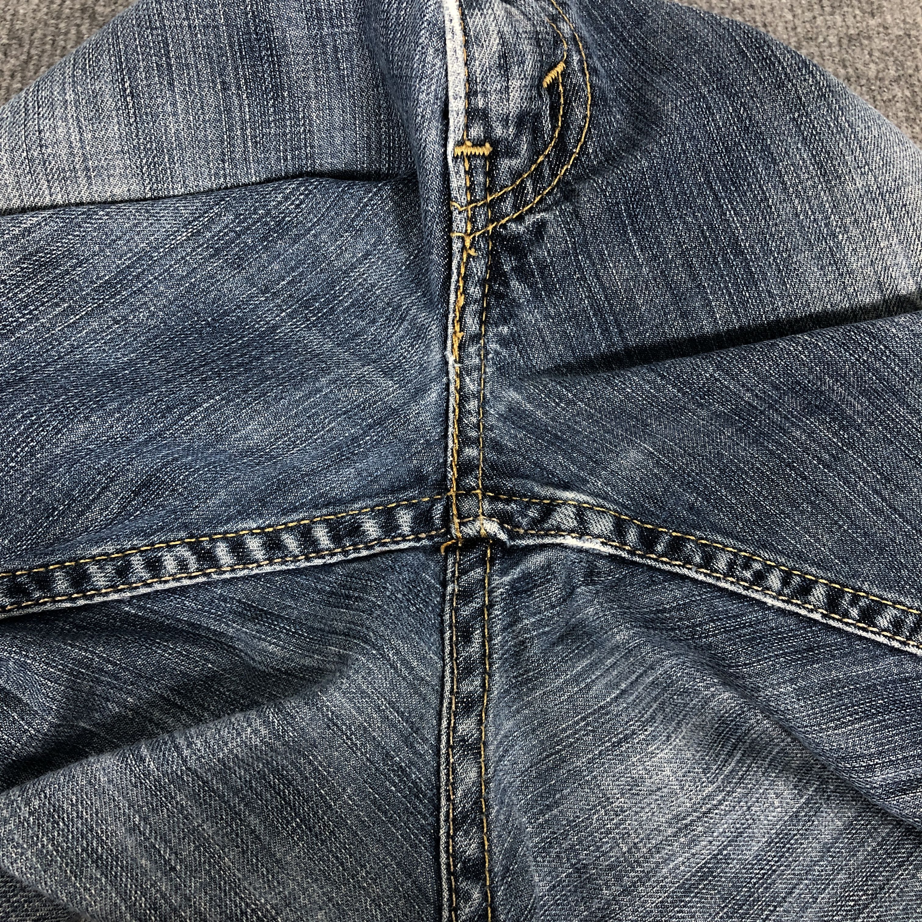 Levi's Vintage Y2K Levi's 514 Distress Faded Jean Pant Size US 32 / EU 48 - 9 Thumbnail