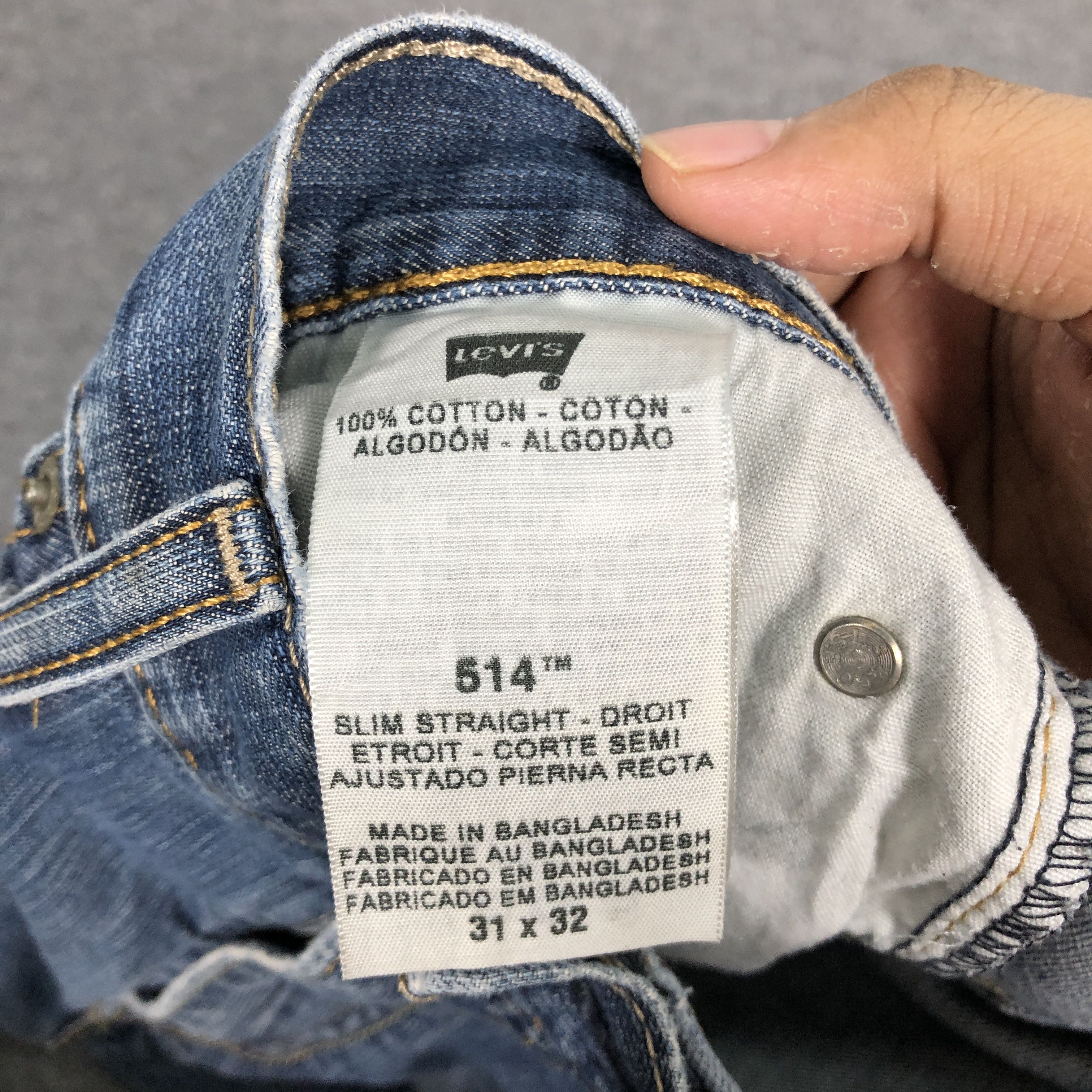 Levi's Vintage Y2K Levi's 514 Distress Faded Jean Pant Size US 32 / EU 48 - 12 Thumbnail