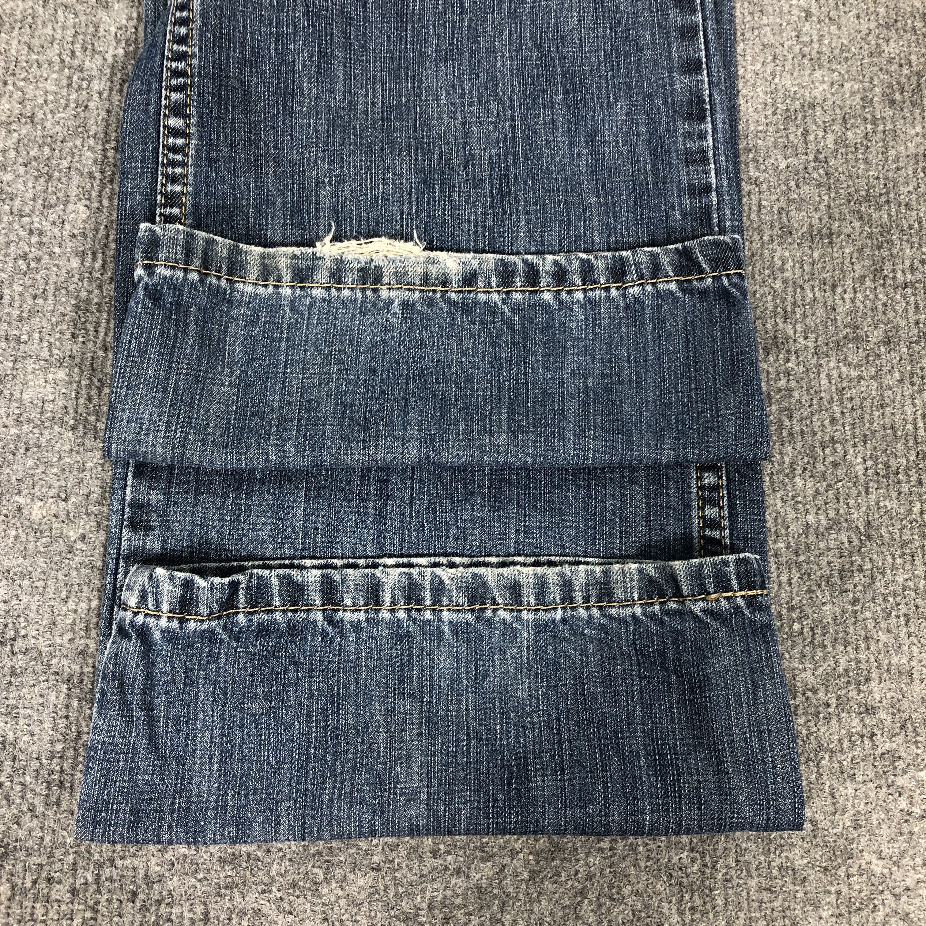 Levi's Vintage Y2K Levi's 514 Distress Faded Jean Pant Size US 32 / EU 48 - 8 Thumbnail