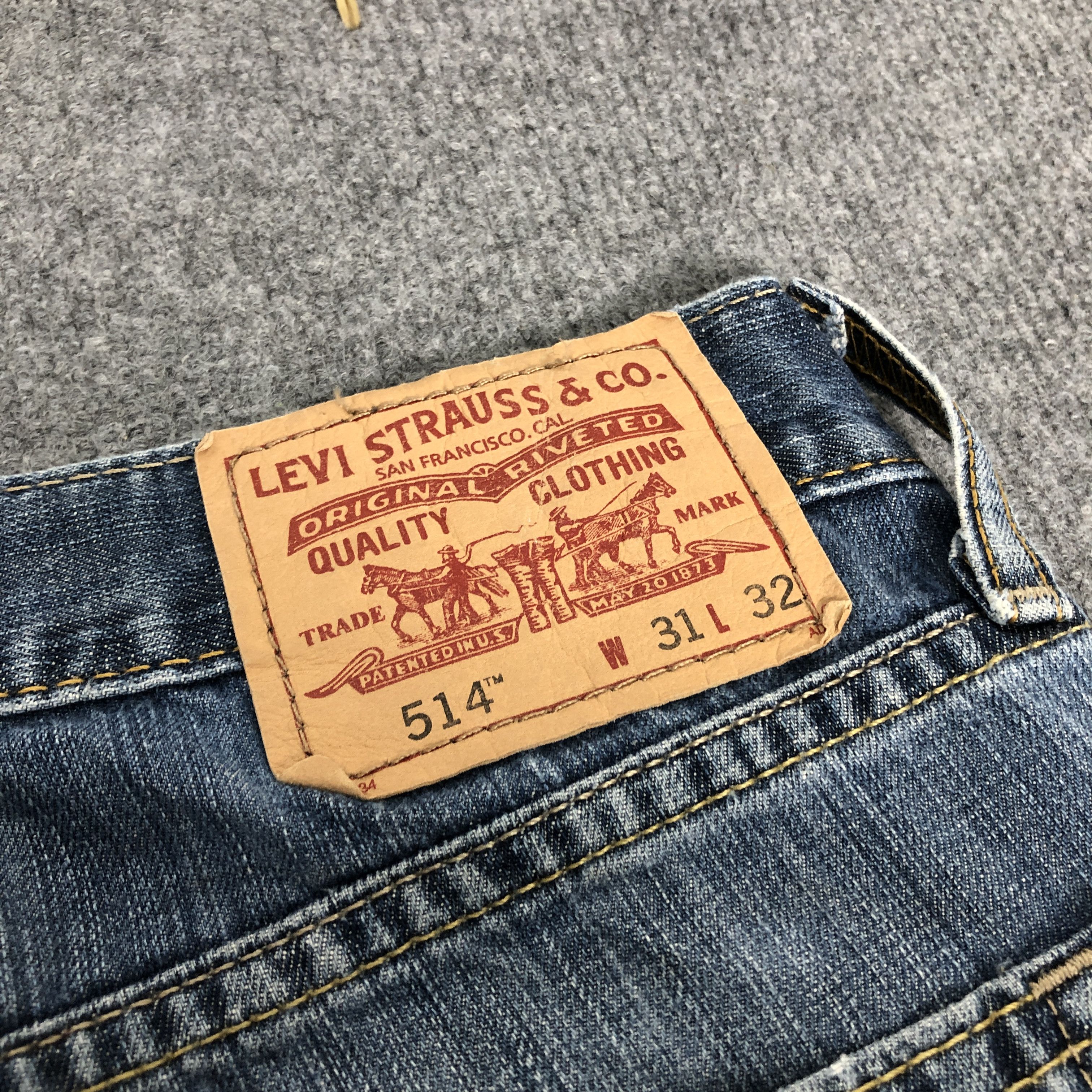 Levi's Vintage Y2K Levi's 514 Distress Faded Jean Pant Size US 32 / EU 48 - 5 Thumbnail