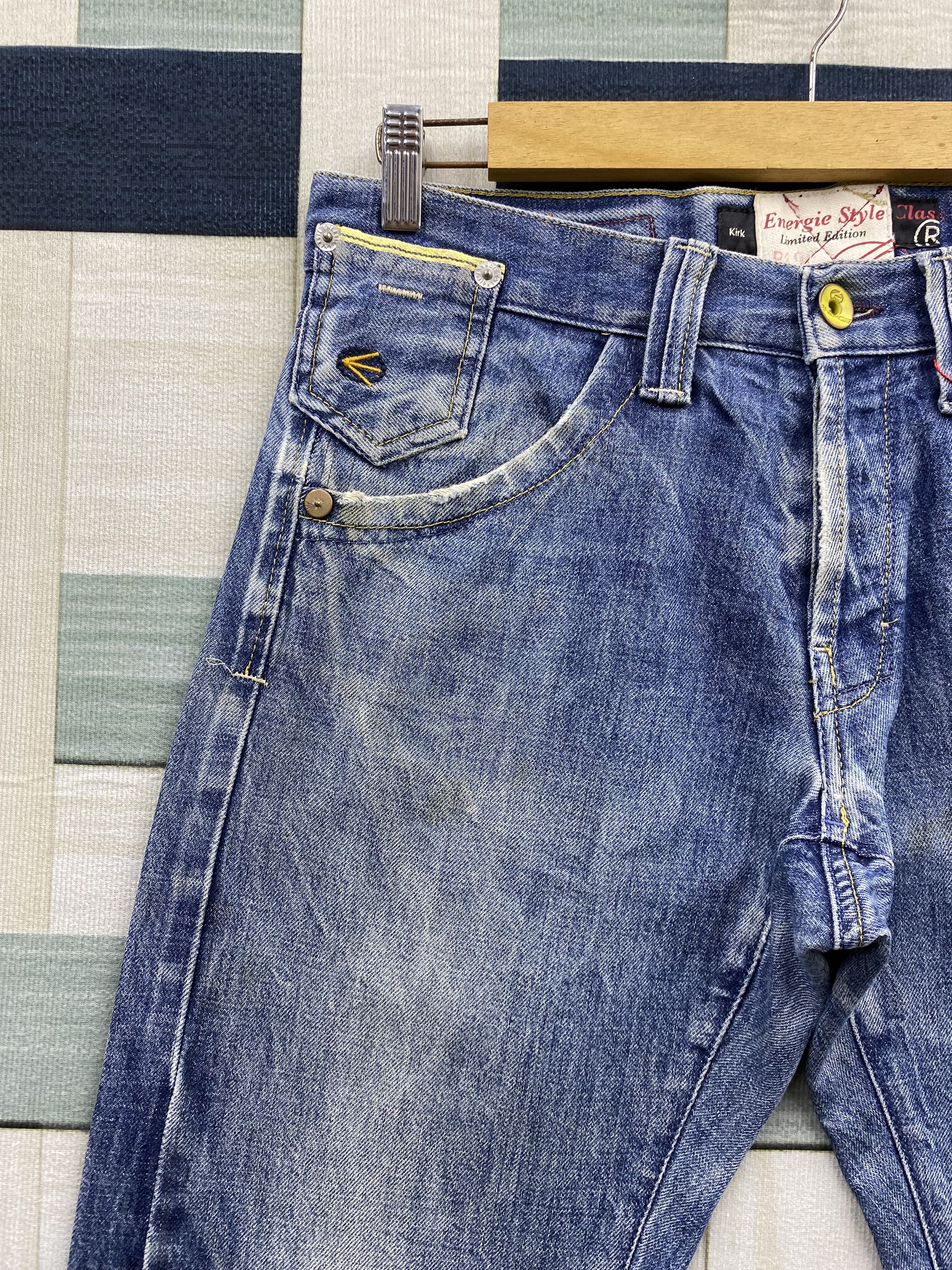 Energie Light Distress Energie Kirk Selvedge Denim Jean Size US 31 - 5 Thumbnail