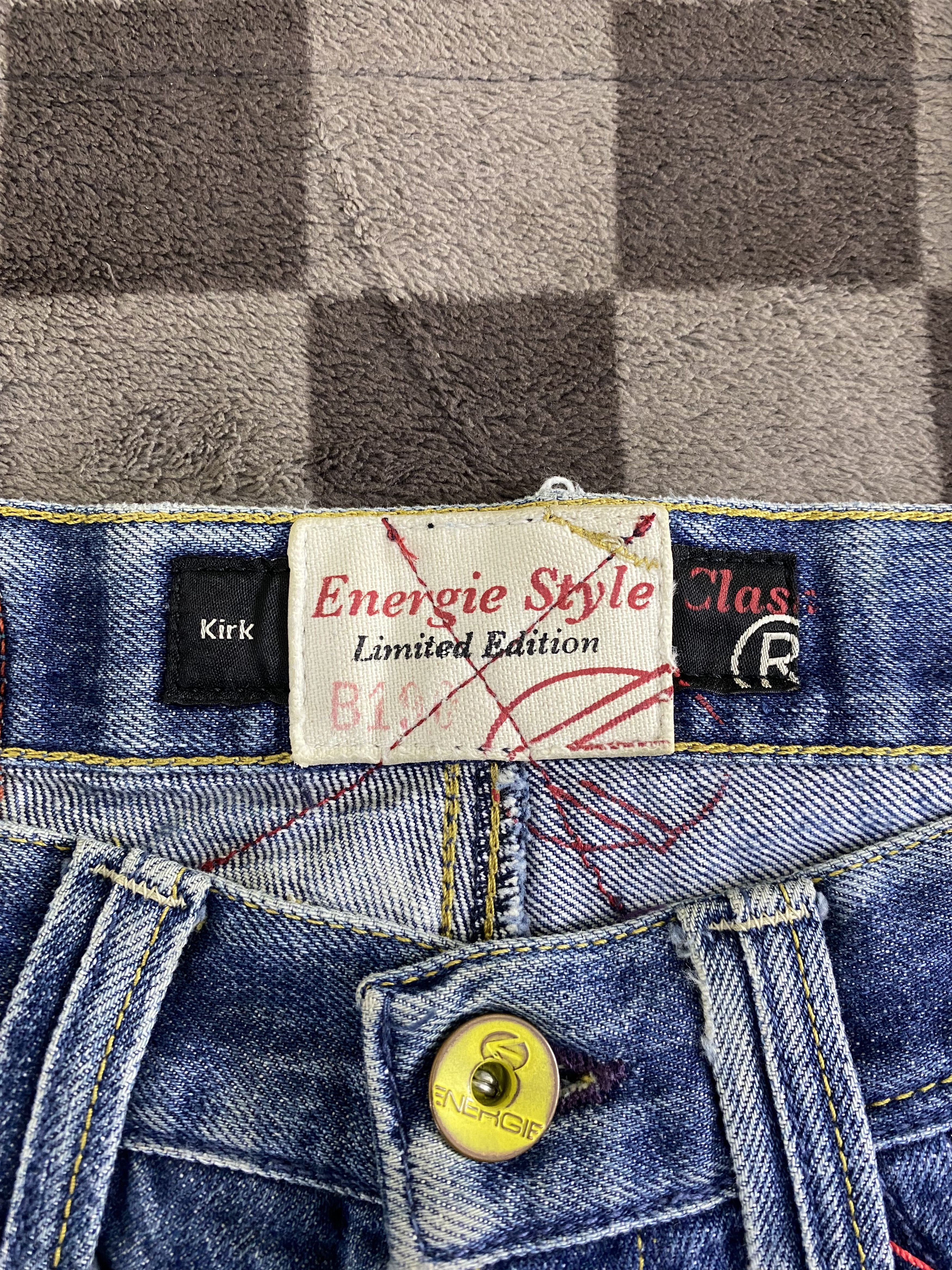 Energie Light Distress Energie Kirk Selvedge Denim Jean Size US 31 - 17 Thumbnail