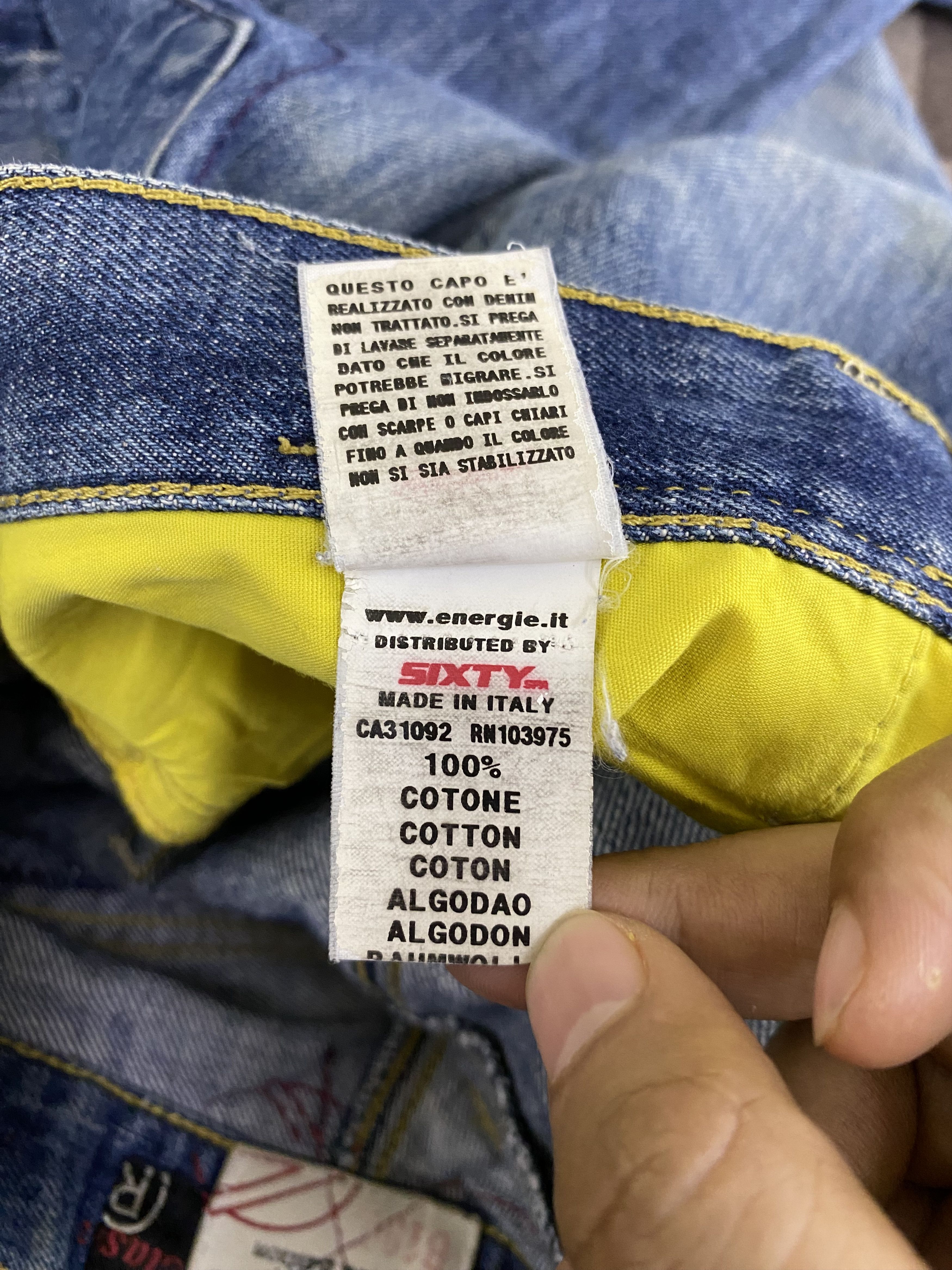 Energie Light Distress Energie Kirk Selvedge Denim Jean Size US 31 - 19 Thumbnail