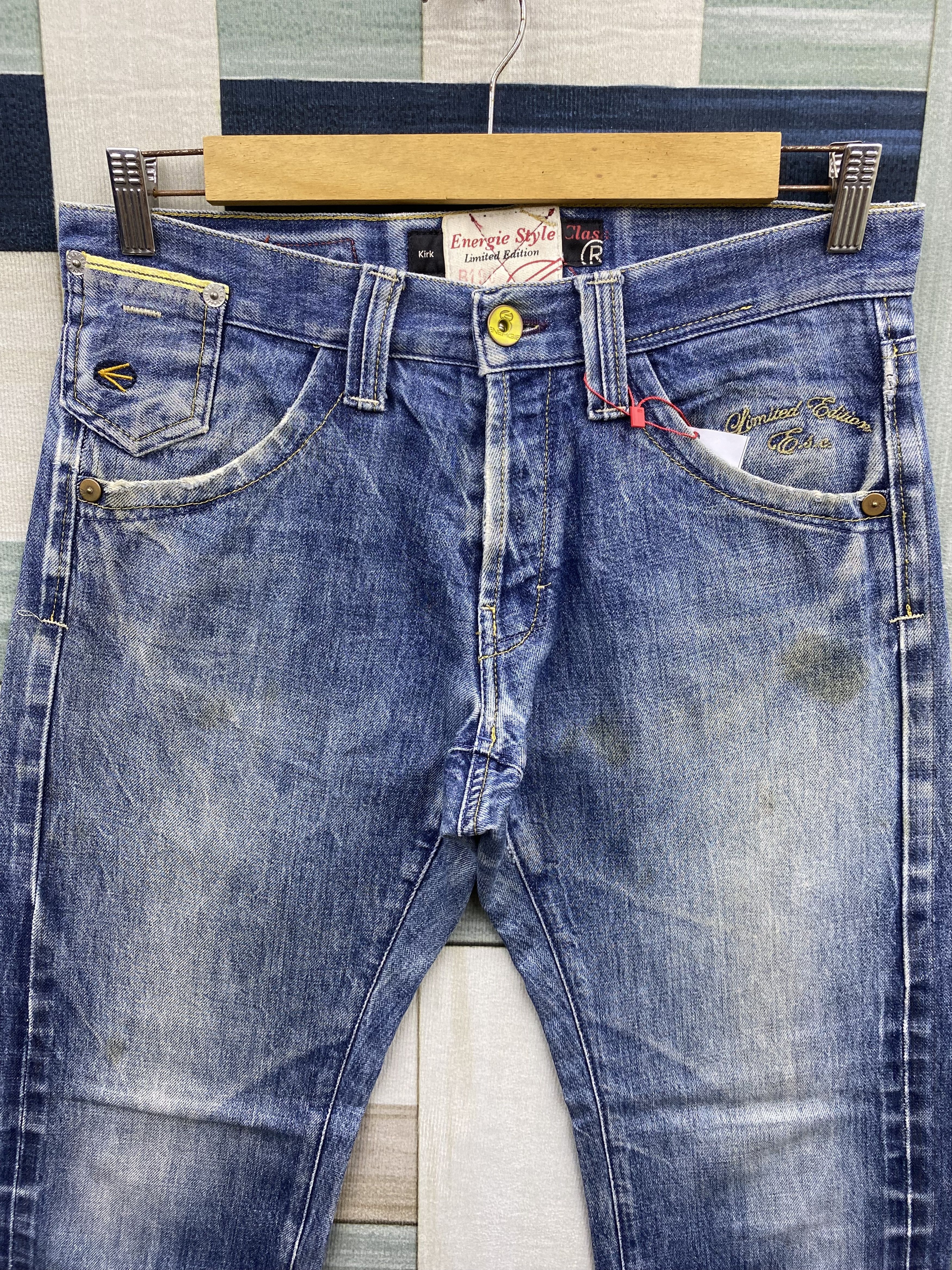 Energie Light Distress Energie Kirk Selvedge Denim Jean Size US 31 - 3 Thumbnail