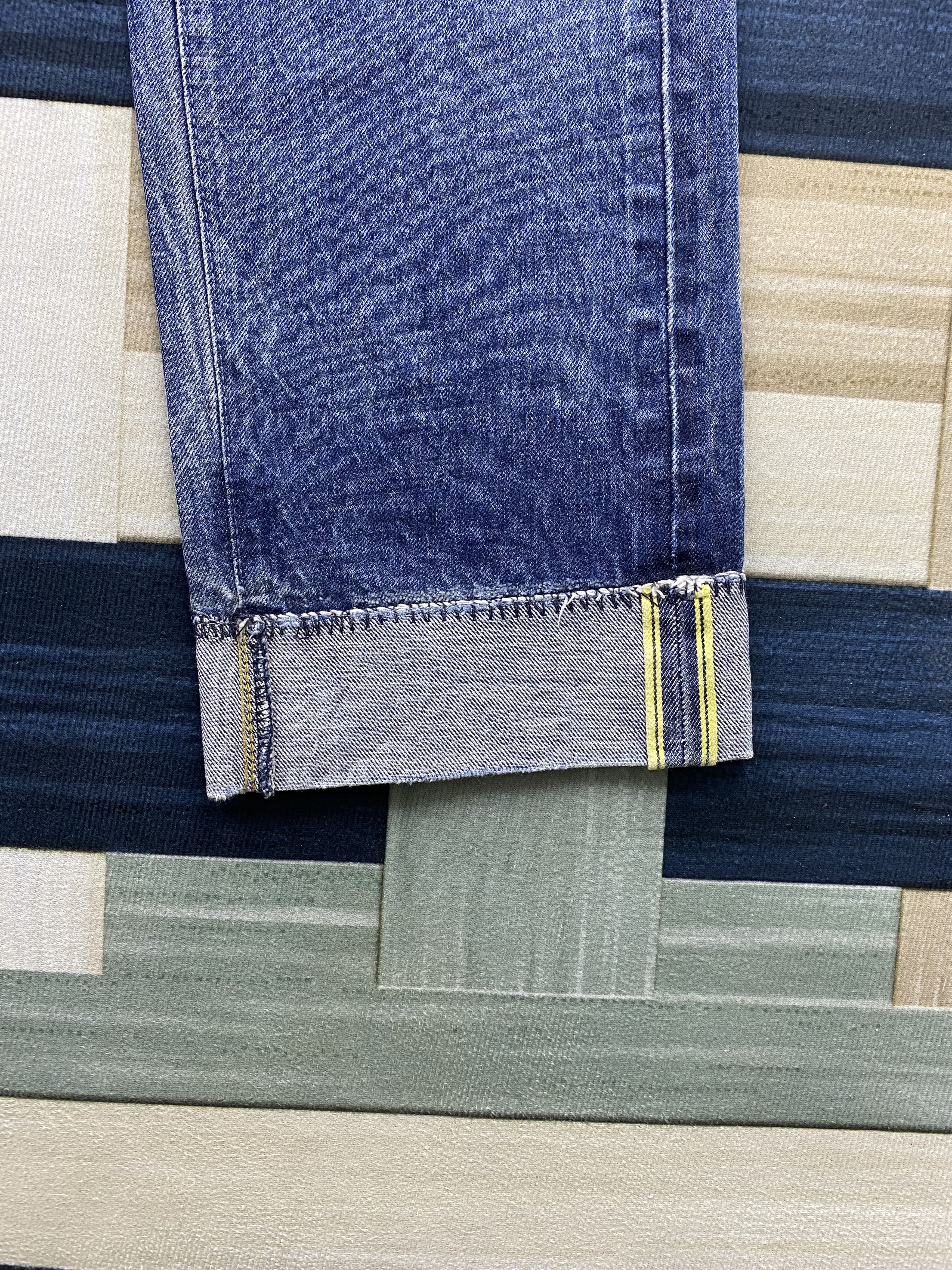 Energie Light Distress Energie Kirk Selvedge Denim Jean Size US 31 - 14 Thumbnail