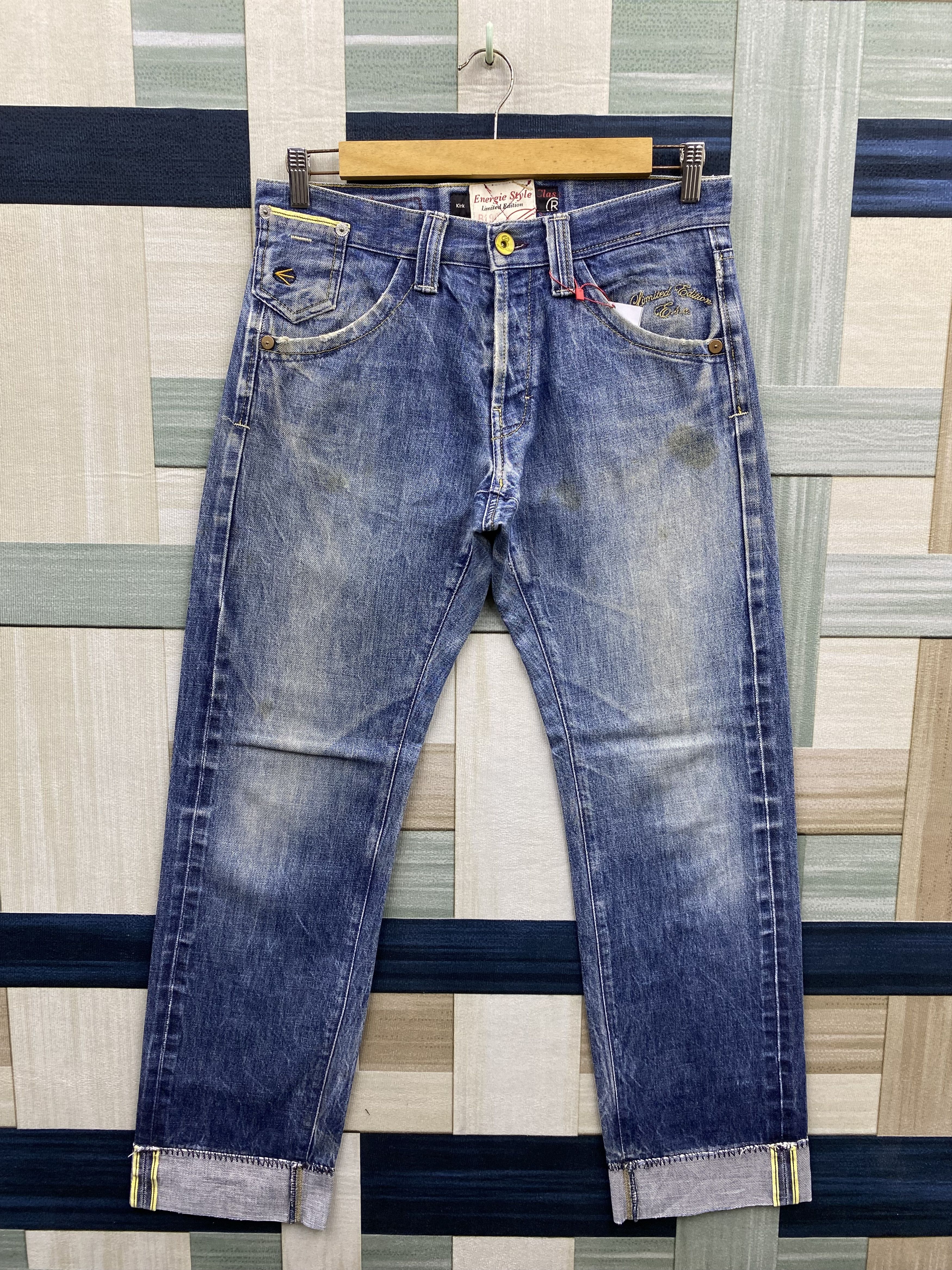 Energie Light Distress Energie Kirk Selvedge Denim Jean Size US 31 - 1 Thumbnail