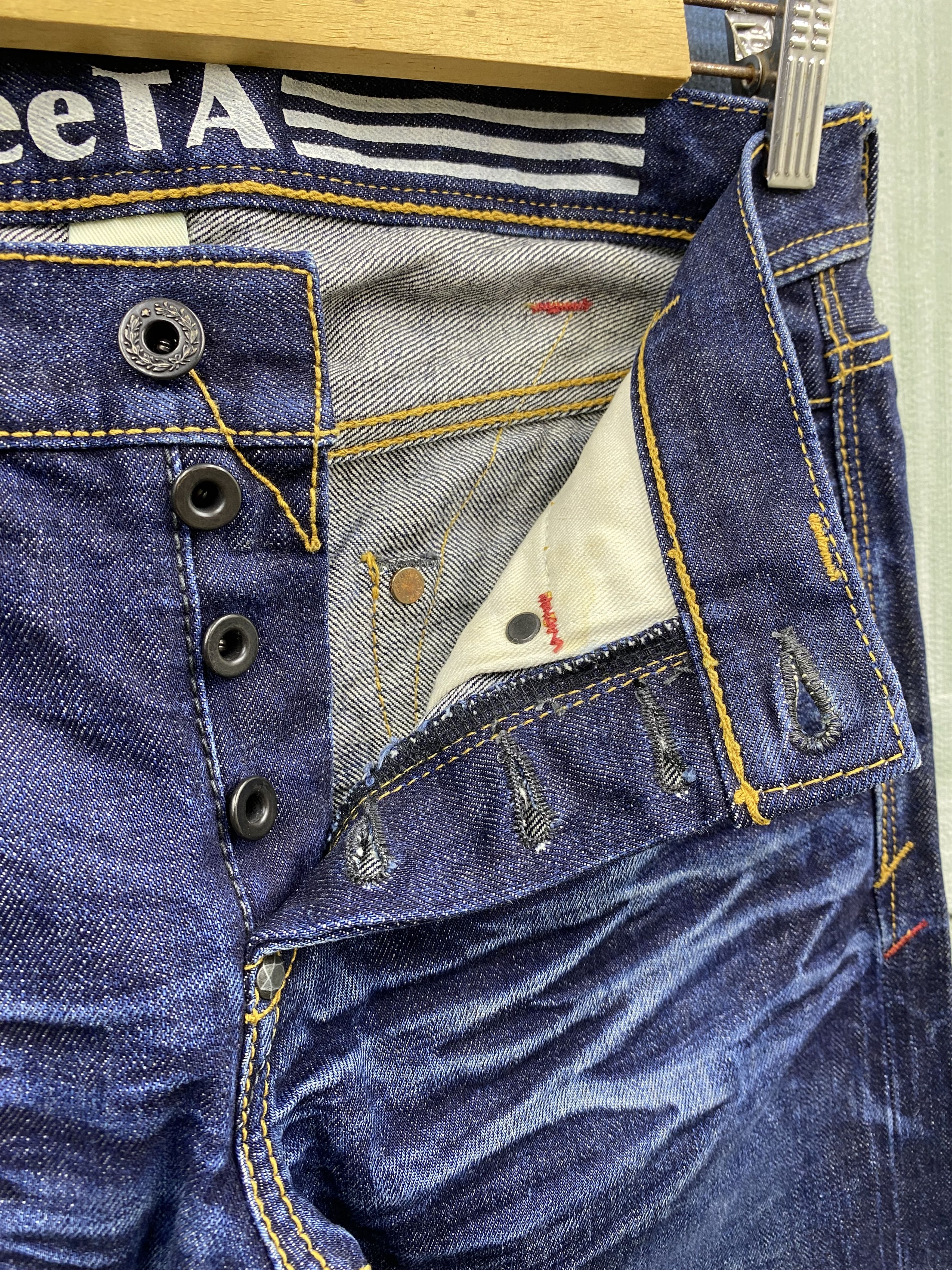 Japanese Brand Japanese Brand DeeTa DTA-001 Selvedge Denim Jean Size US 28 / EU 44 - 17 Thumbnail