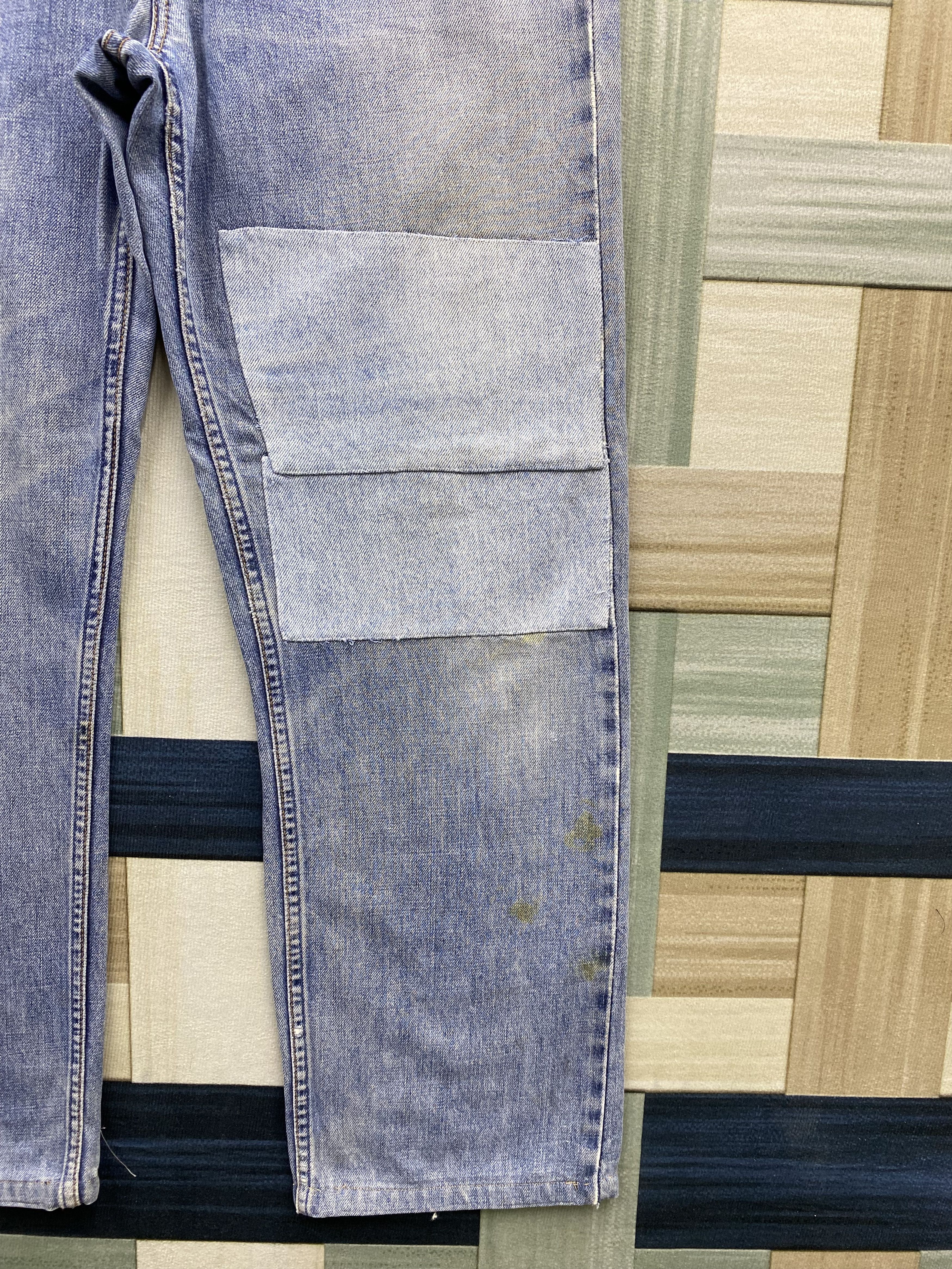 Levi's Vintage Levi's 512 Patchwork Faded Blue Denim Jean Size US 32 / EU 48 - 9 Thumbnail