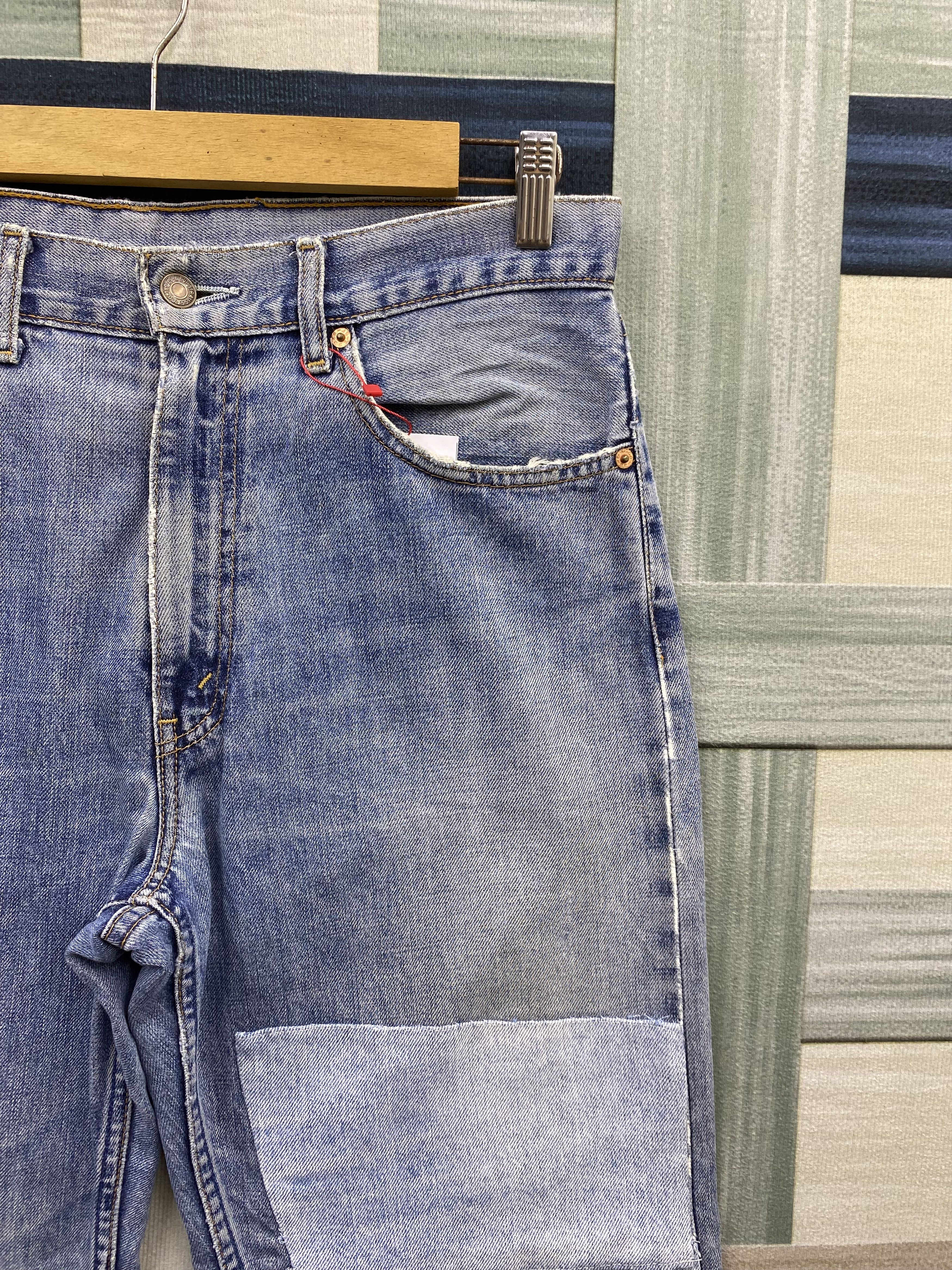 Levi's Vintage Levi's 512 Patchwork Faded Blue Denim Jean Size US 32 / EU 48 - 7 Thumbnail