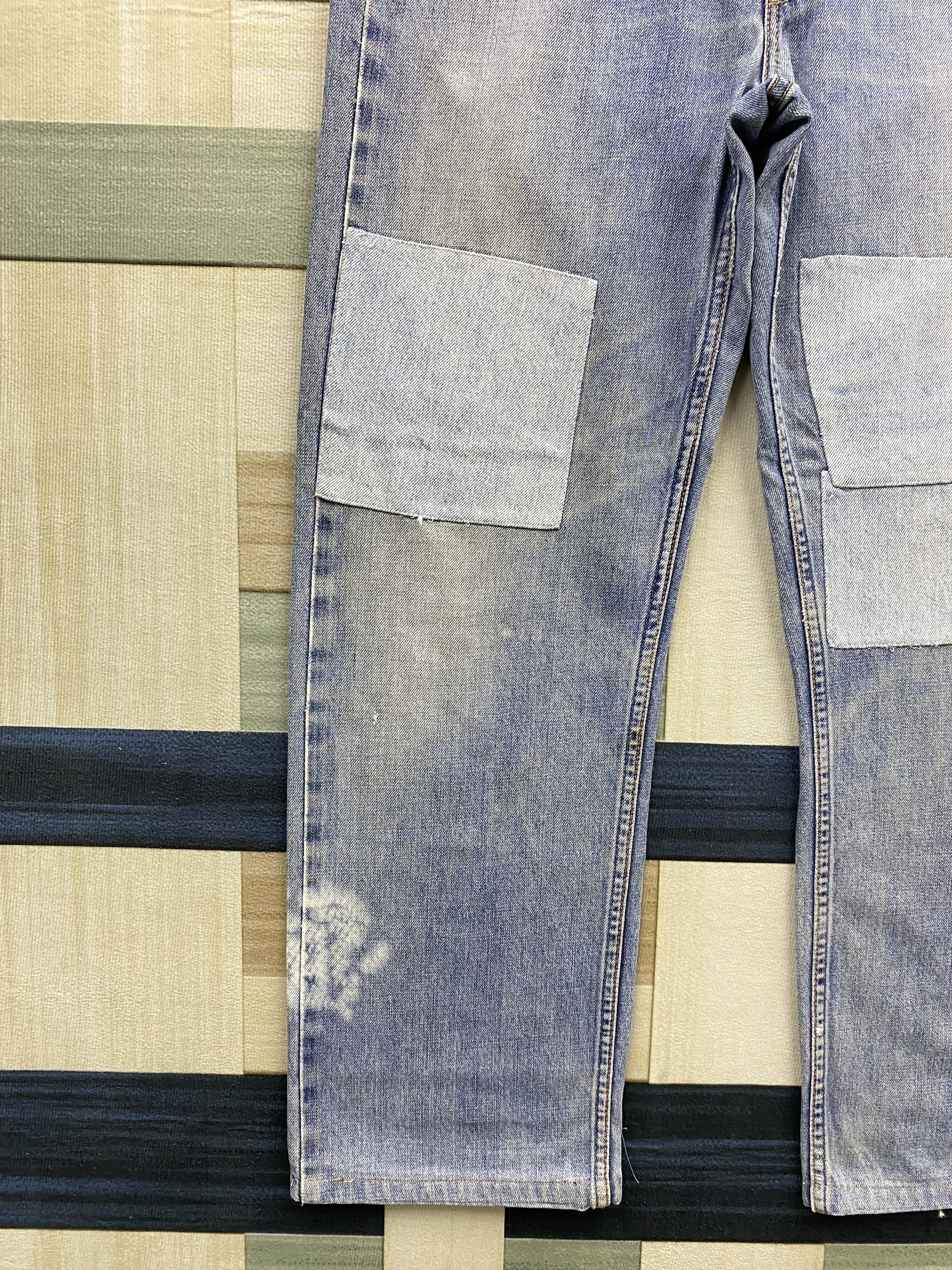 Levi's Vintage Levi's 512 Patchwork Faded Blue Denim Jean Size US 32 / EU 48 - 8 Thumbnail