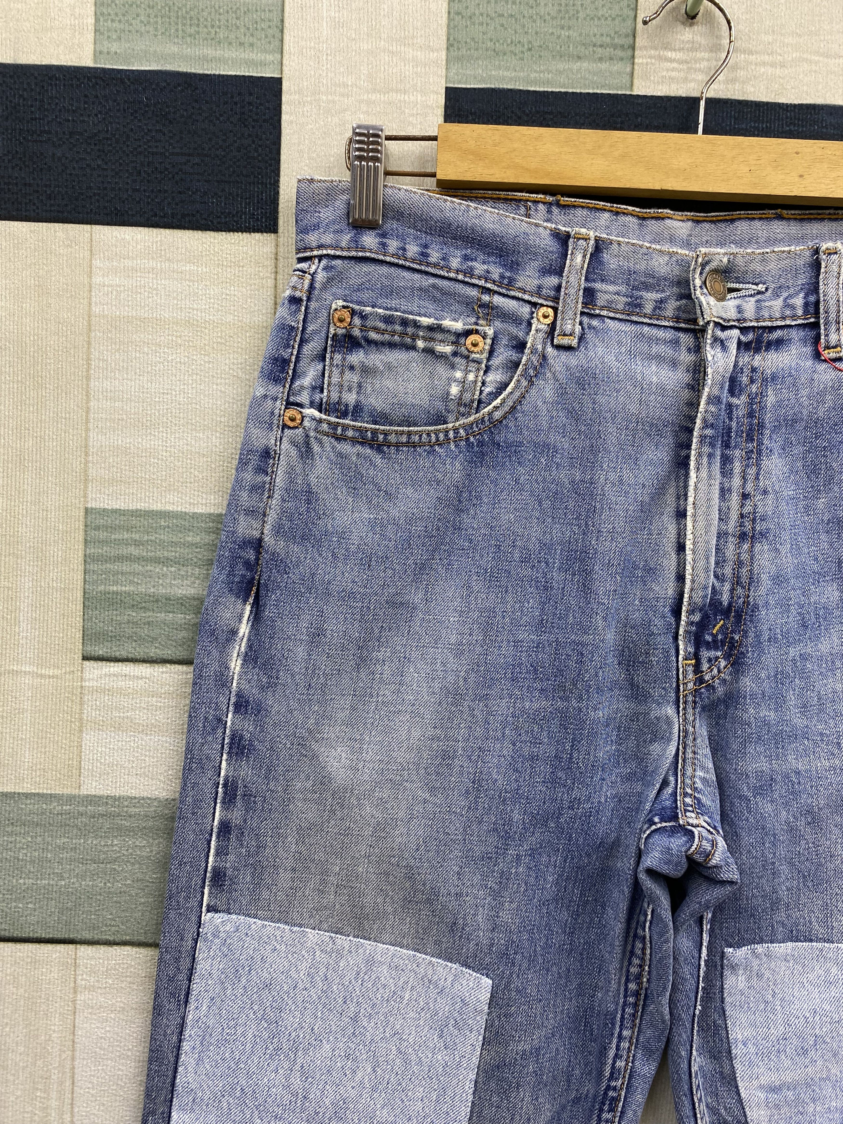 Levi's Vintage Levi's 512 Patchwork Faded Blue Denim Jean Size US 32 / EU 48 - 6 Thumbnail