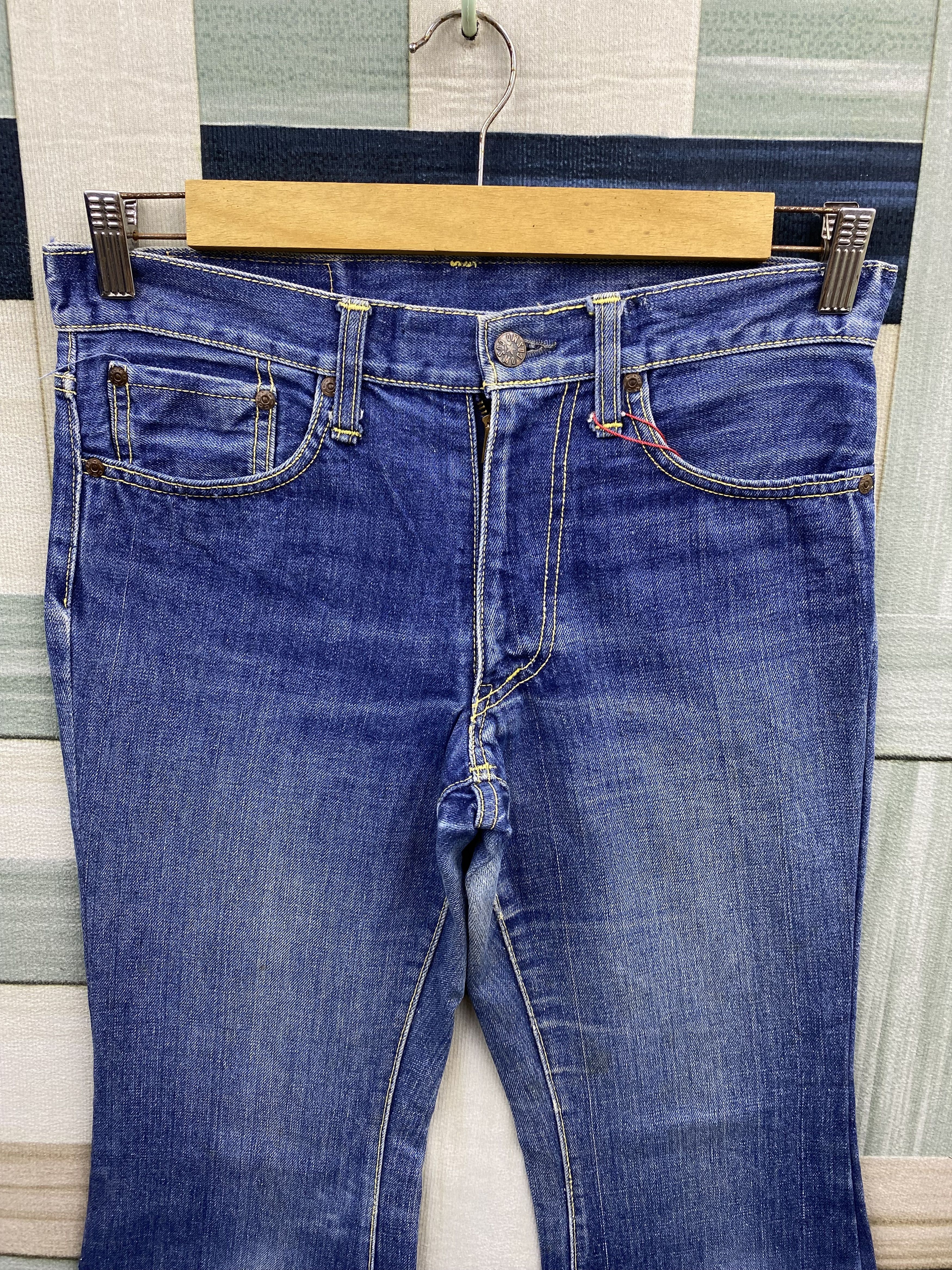 Vintage Vintage 80's Cosmo Custom Flare Denim Jean Size US 32 / EU 48 - 3 Thumbnail