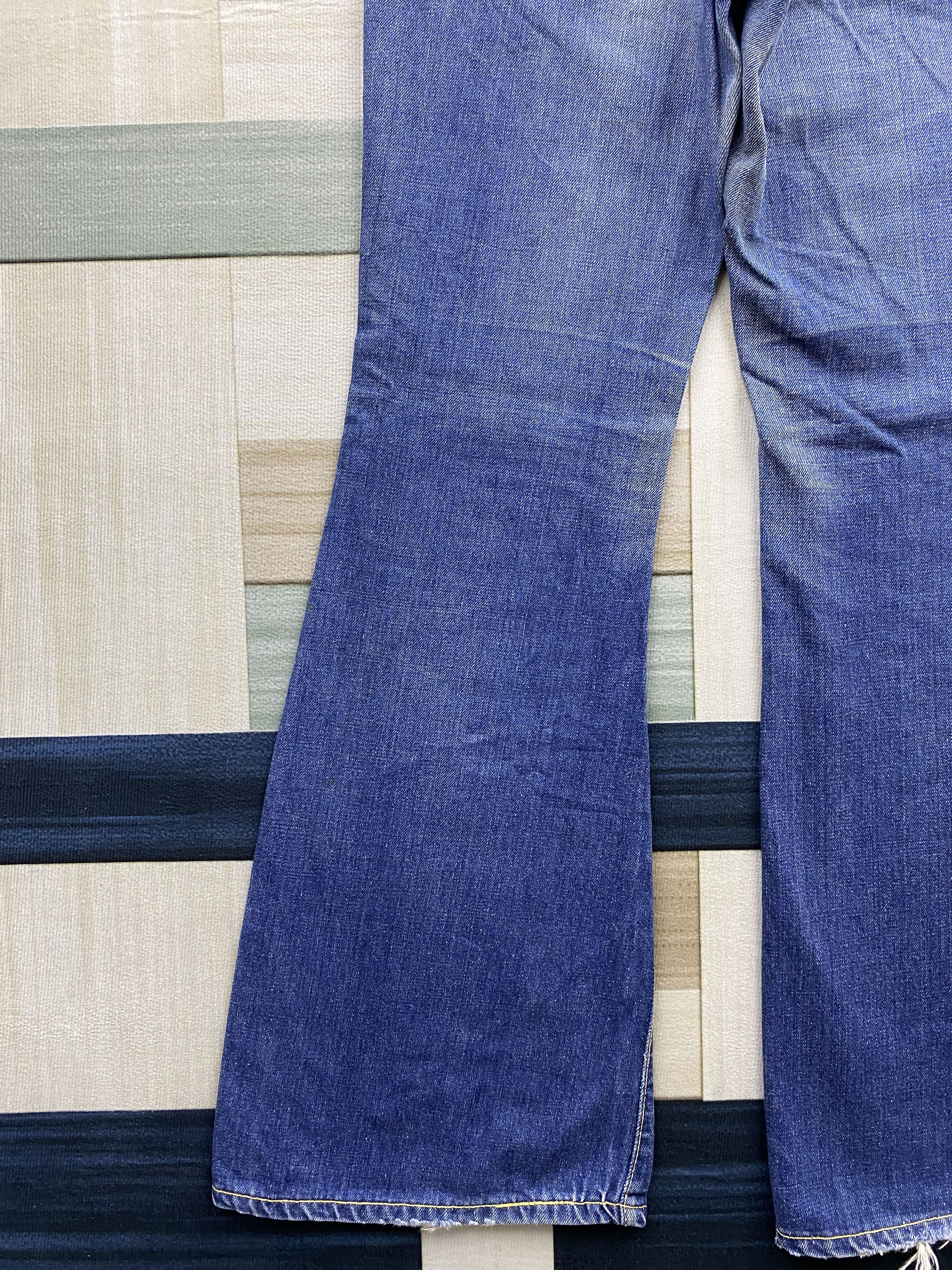 Vintage Vintage 80's Cosmo Custom Flare Denim Jean Size US 32 / EU 48 - 12 Thumbnail