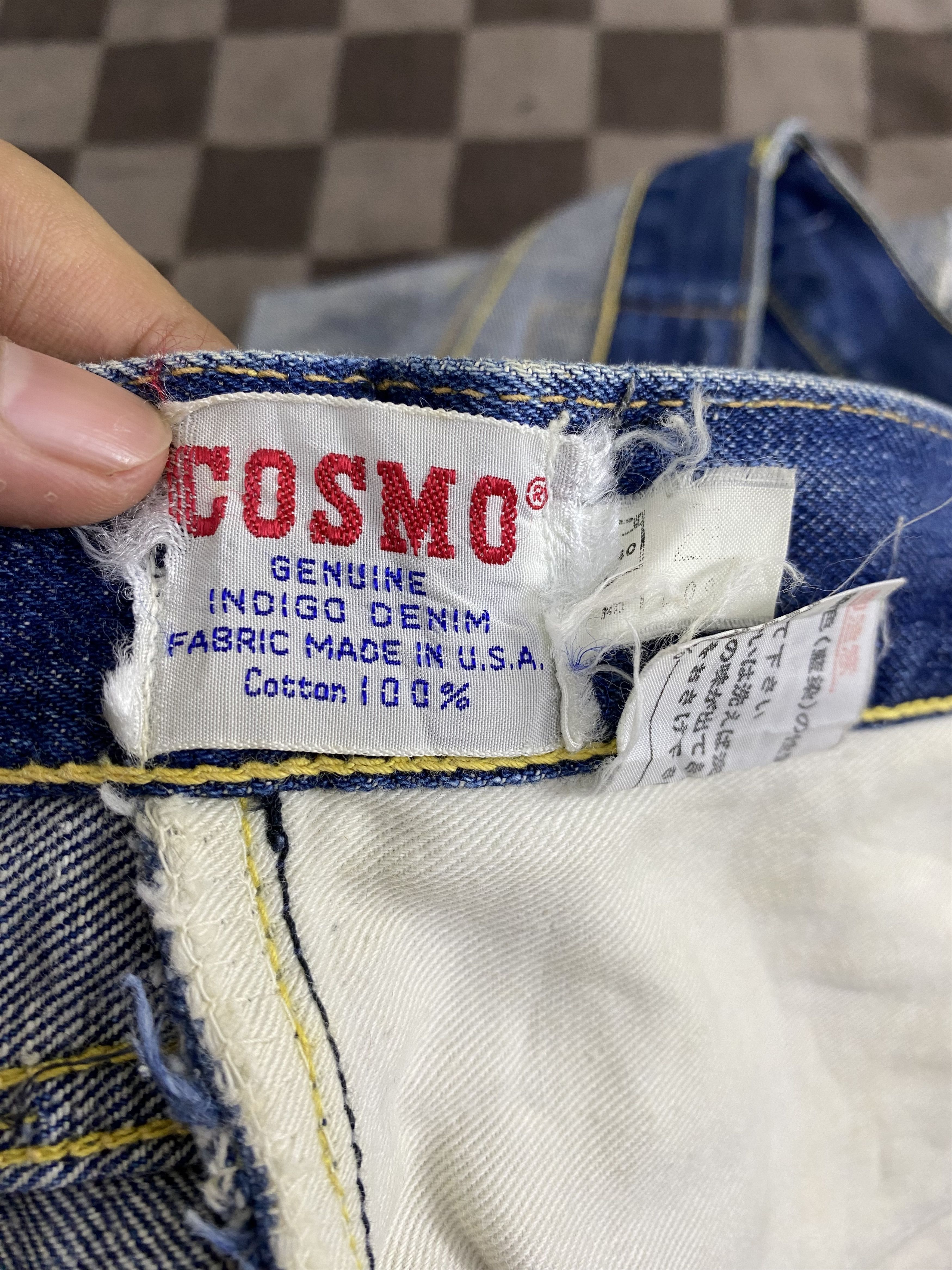 Vintage Vintage 80's Cosmo Custom Flare Denim Jean Size US 32 / EU 48 - 21 Thumbnail