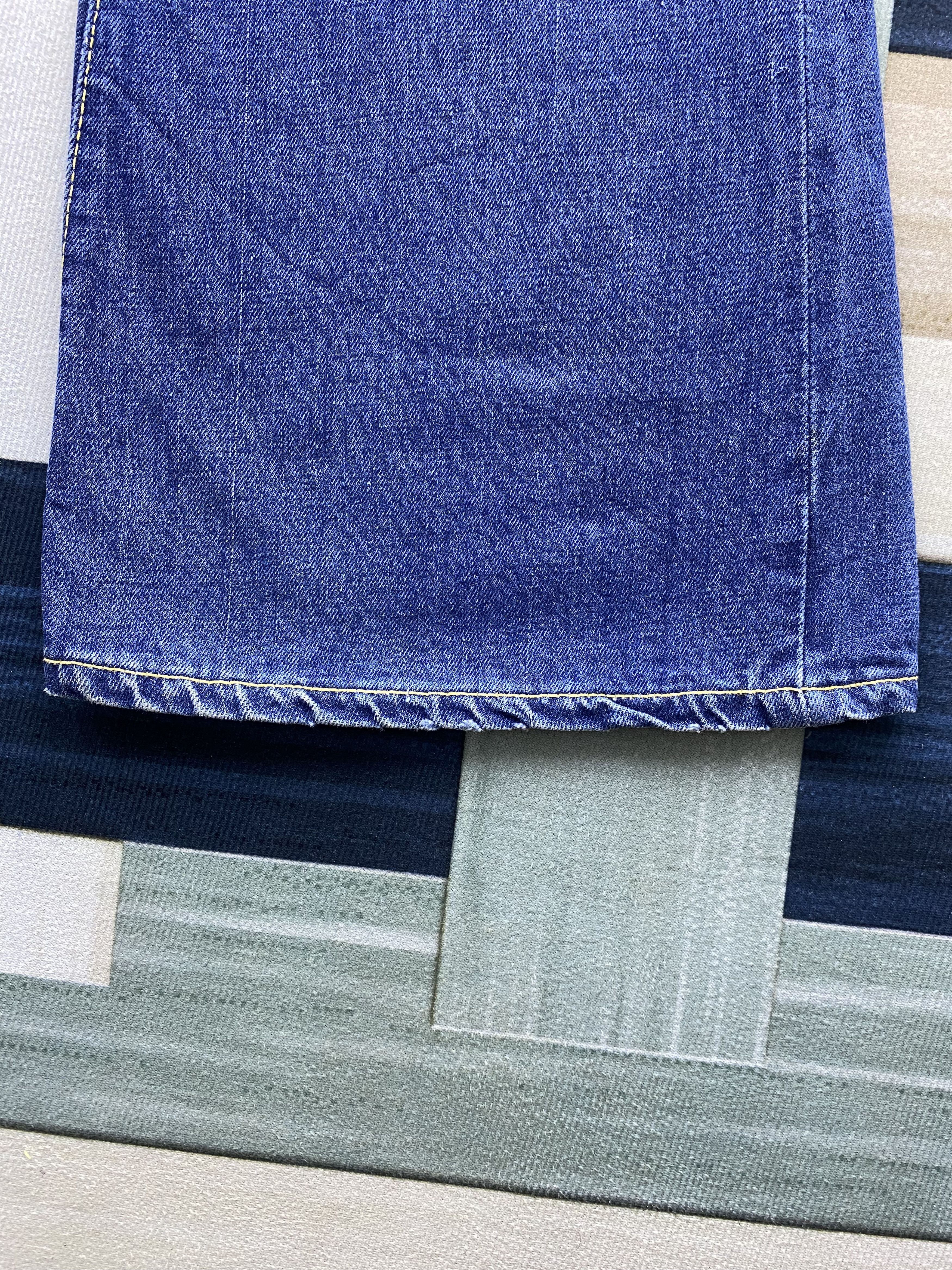 Vintage Vintage 80's Cosmo Custom Flare Denim Jean Size US 32 / EU 48 - 11 Thumbnail