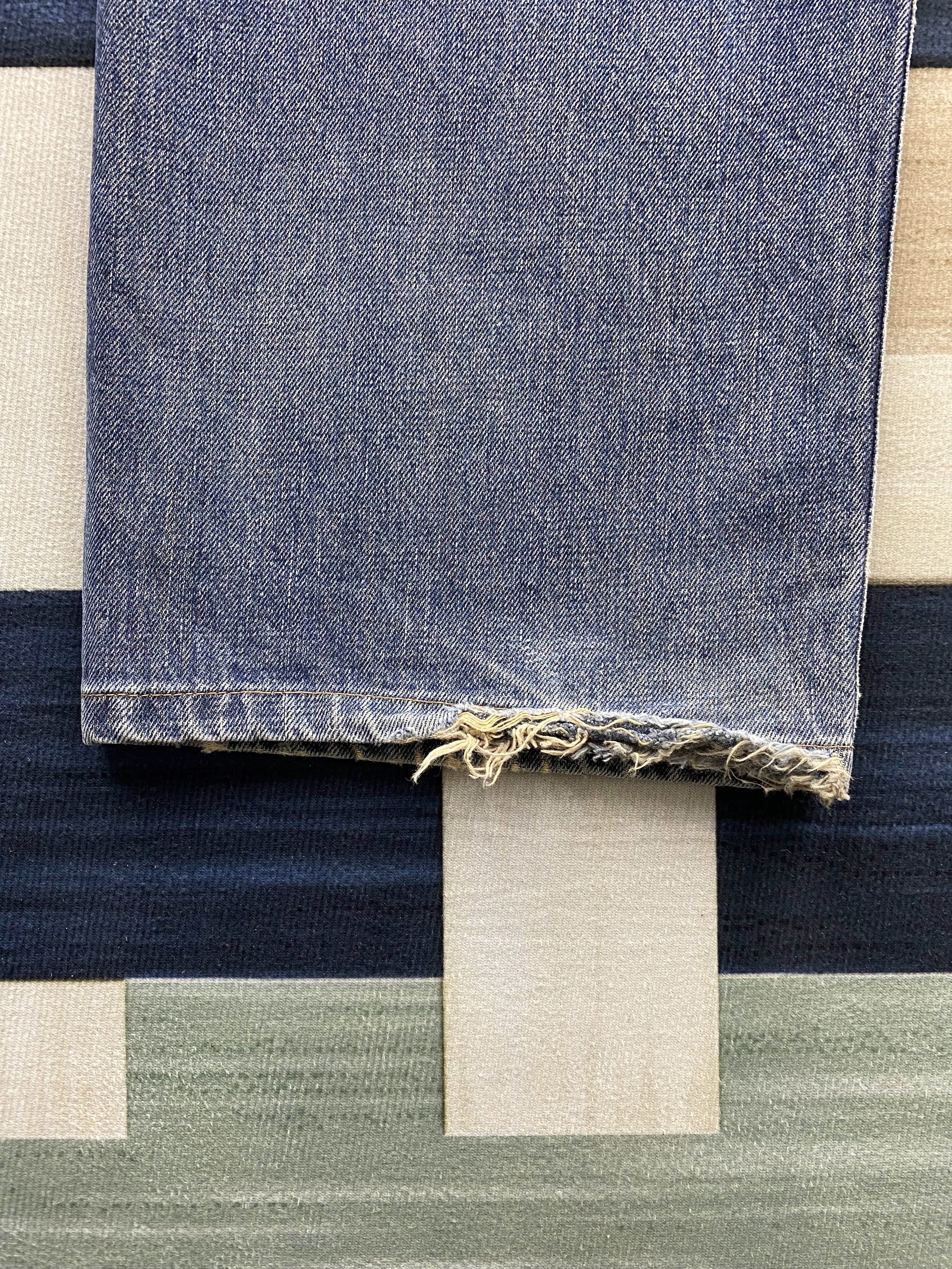 Edwin Vintage Edwin 505X Distress Selvedge Denim Jean Size US 34 / EU 50 - 16 Thumbnail
