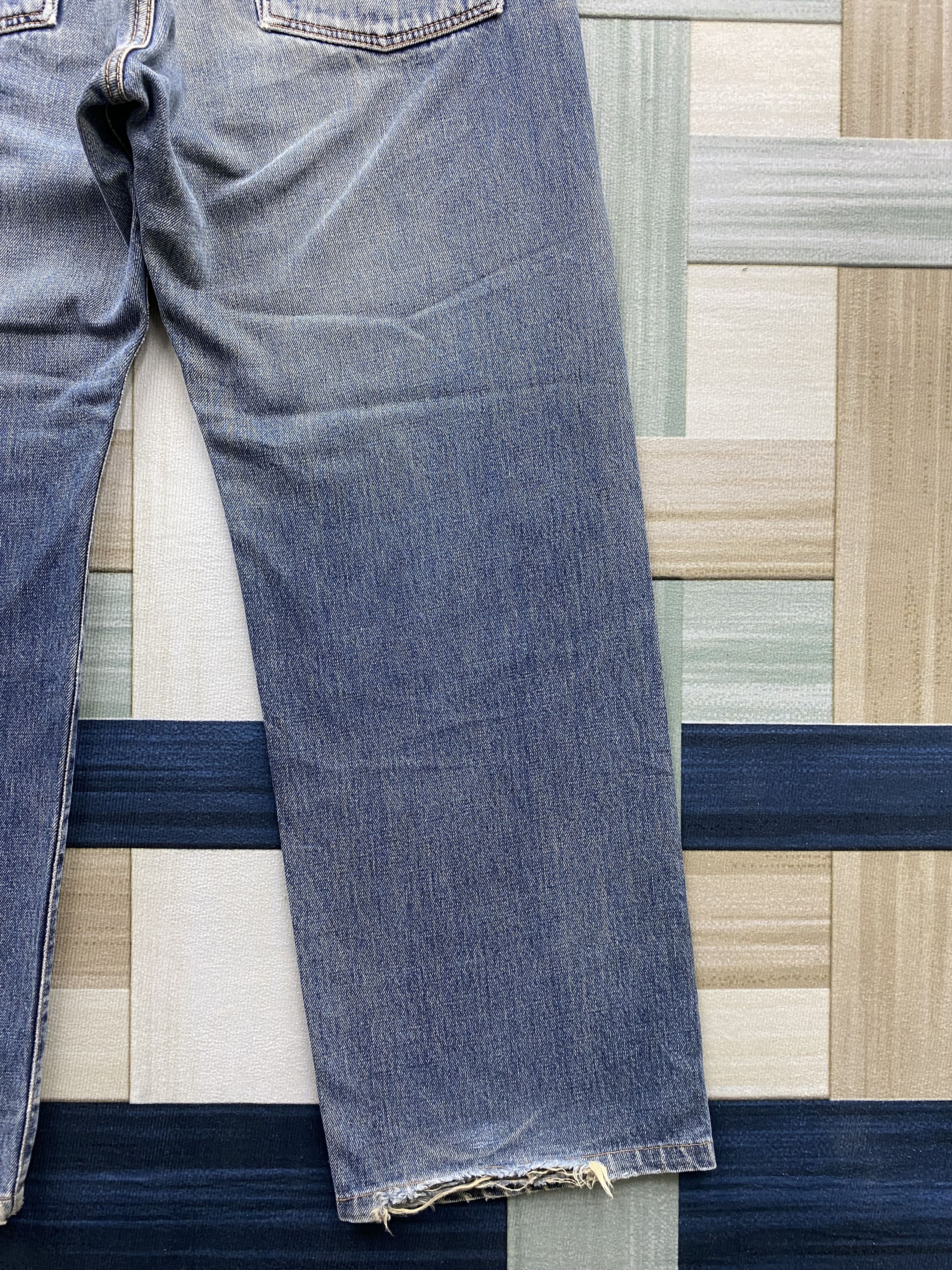 Edwin Vintage Edwin 505X Distress Selvedge Denim Jean Size US 34 / EU 50 - 18 Thumbnail