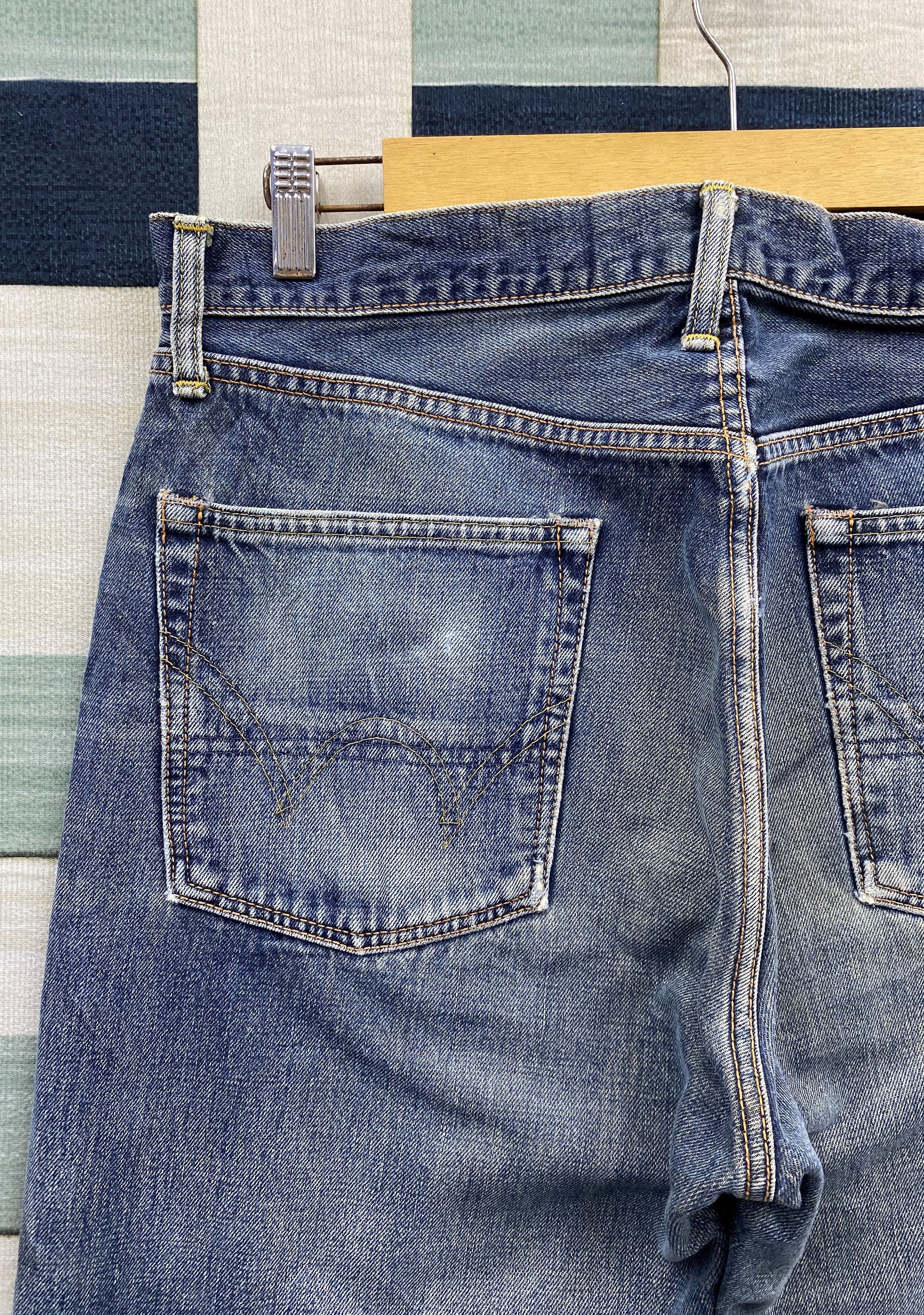 Edwin Vintage Edwin 505X Distress Selvedge Denim Jean Size US 34 / EU 50 - 13 Thumbnail