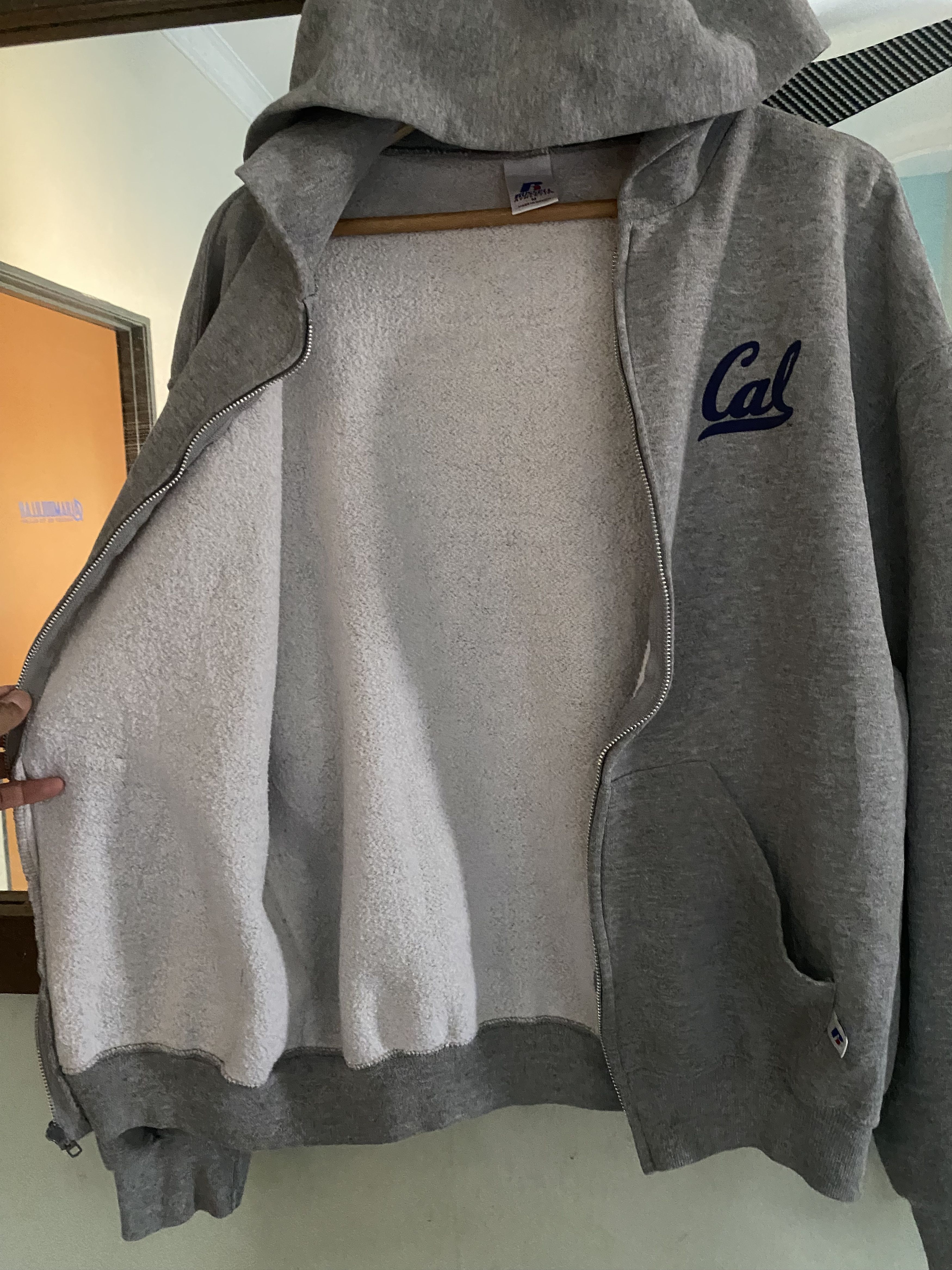 Russell Athletic Vintage Russell Athletic Ziper Cal Hoodie Size US M / EU 48-50 / 2 - 4 Thumbnail