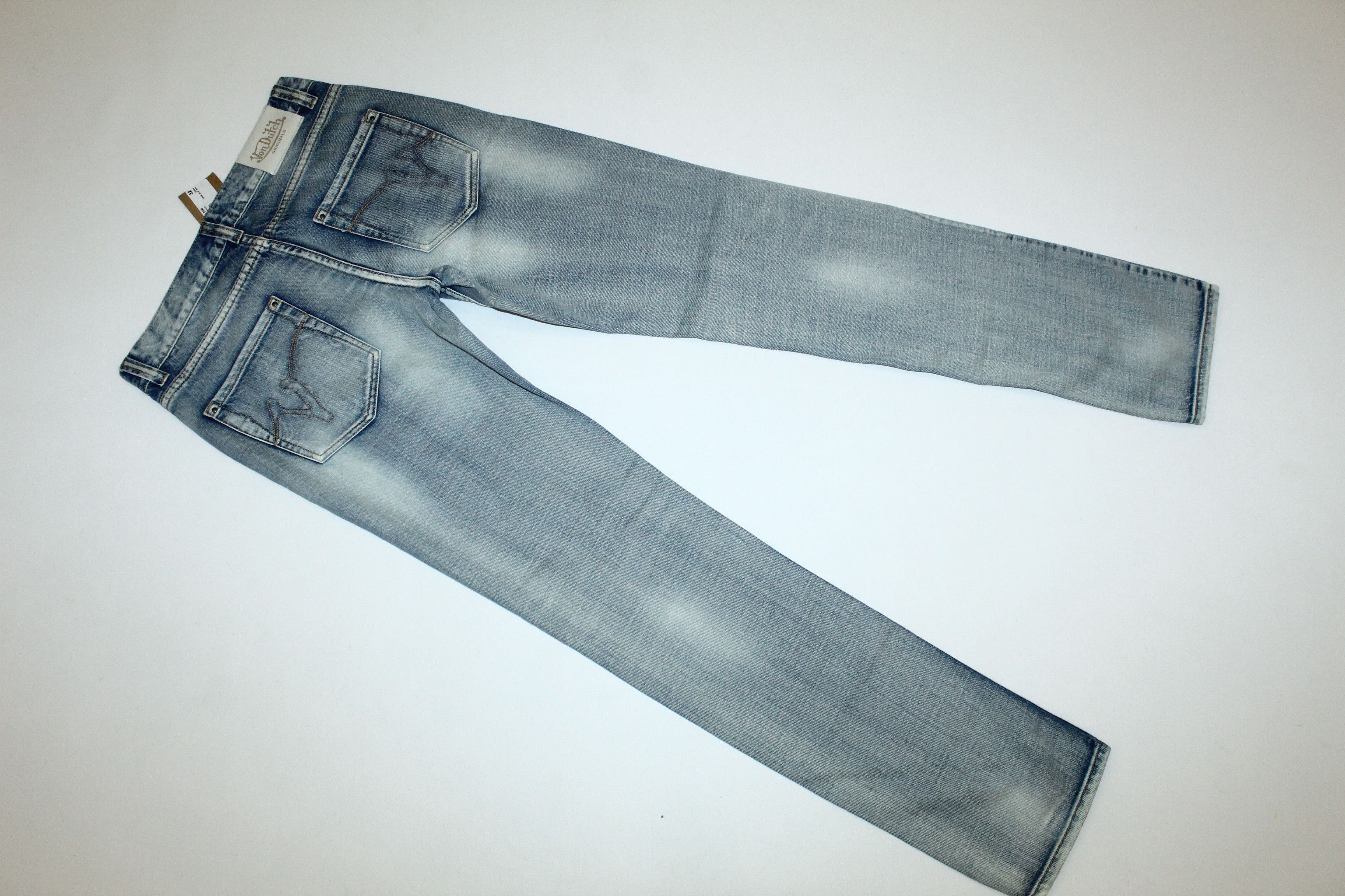 Von Dutch Von Dutch Stonewash Distressed Denim Slim fit Jeans Size US 32 / EU 48 - 3 Thumbnail