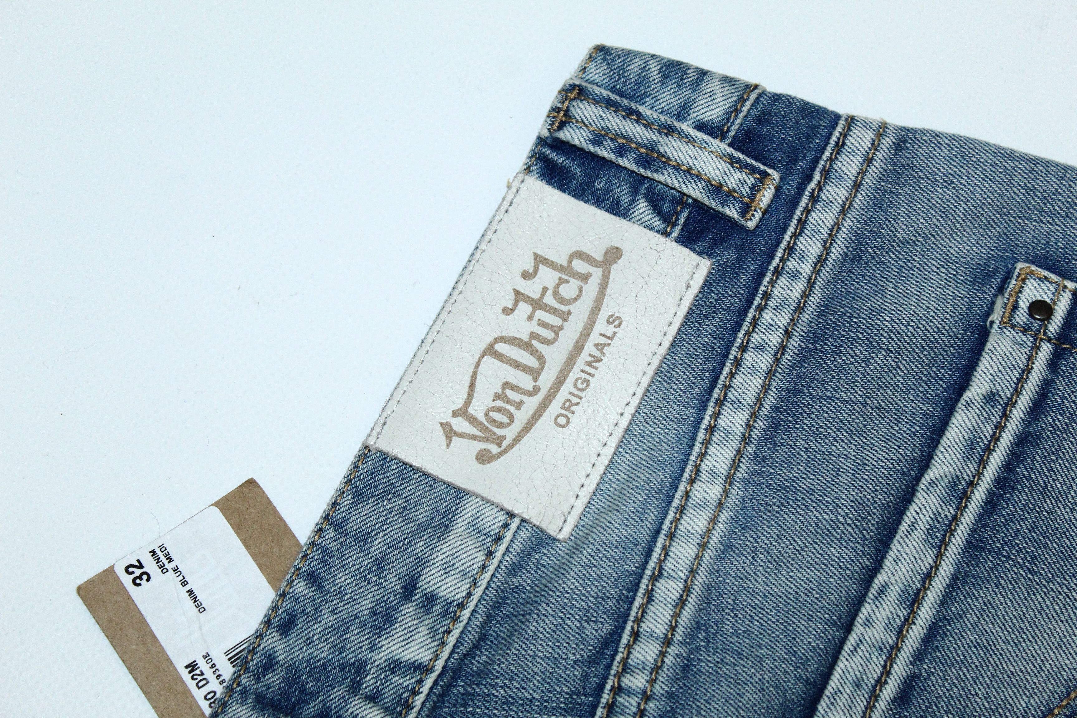 Von Dutch Von Dutch Stonewash Distressed Denim Slim fit Jeans Size US 32 / EU 48 - 9 Thumbnail