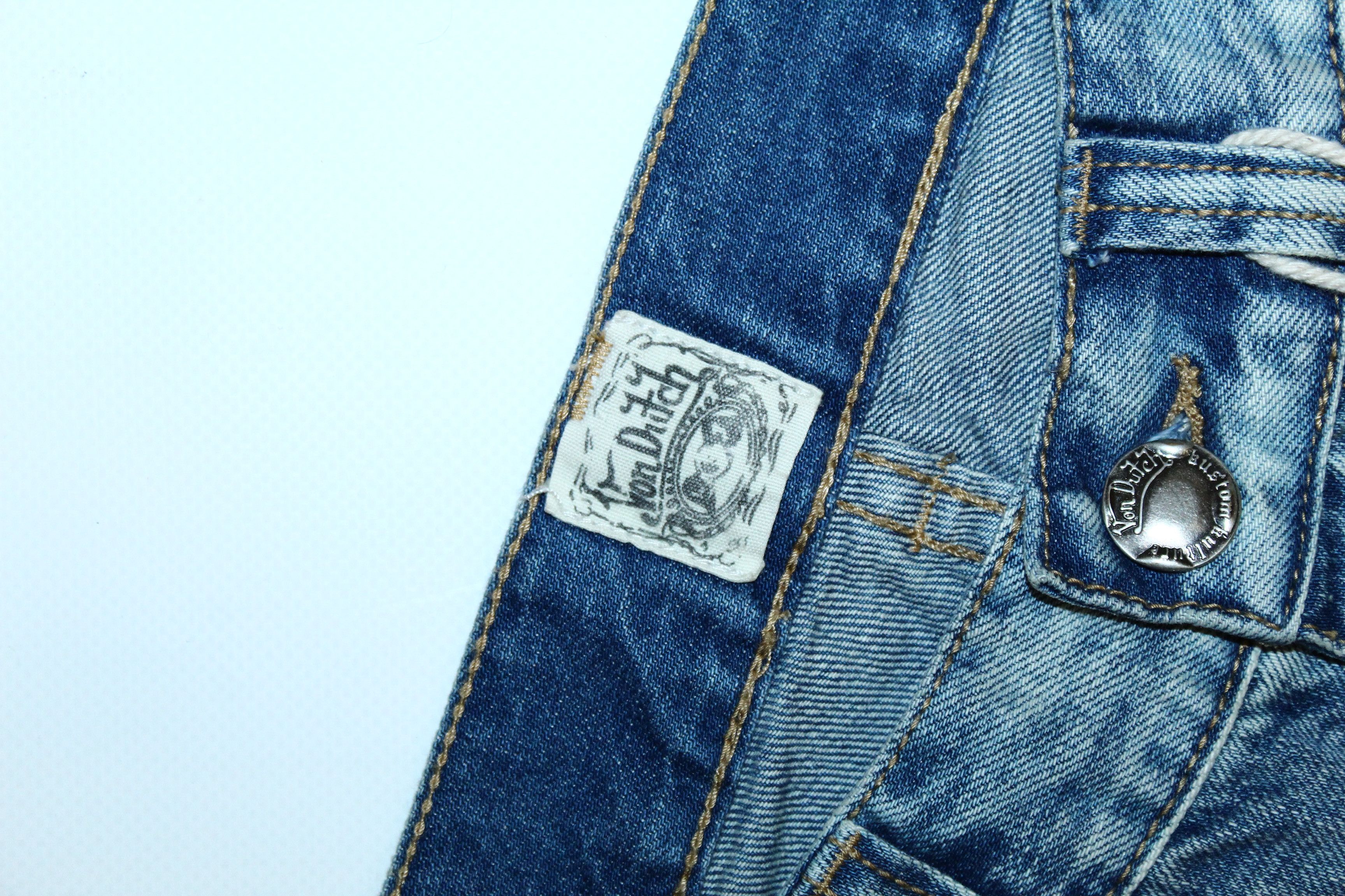 Von Dutch Von Dutch Stonewash Distressed Denim Slim fit Jeans Size US 32 / EU 48 - 5 Thumbnail