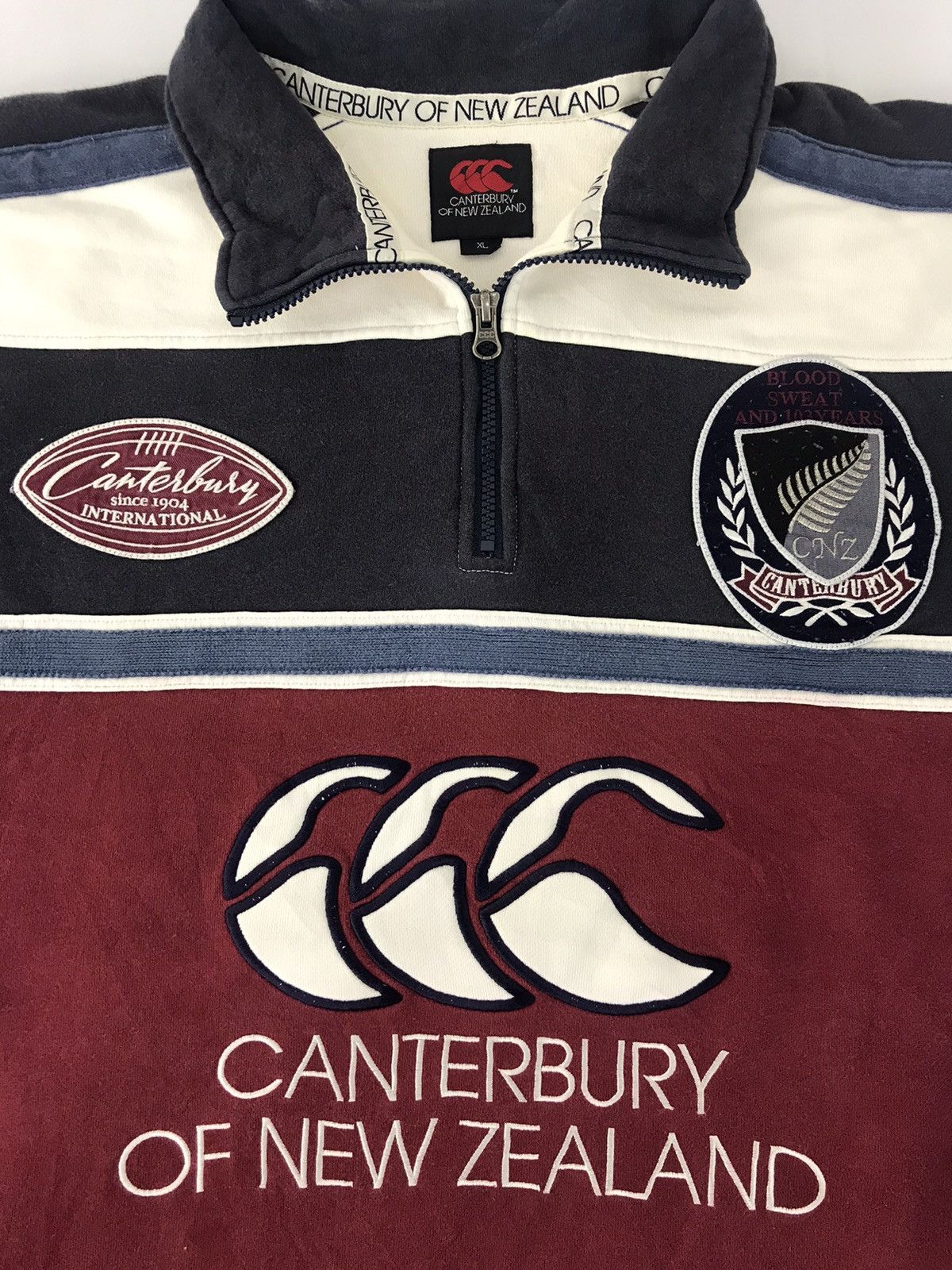 Canterbury of New Zealand Vintage Canterbury New Zealand CNZ Rugby Embroidery Logo Size US XXL / EU 58 / 5 - 3 Thumbnail
