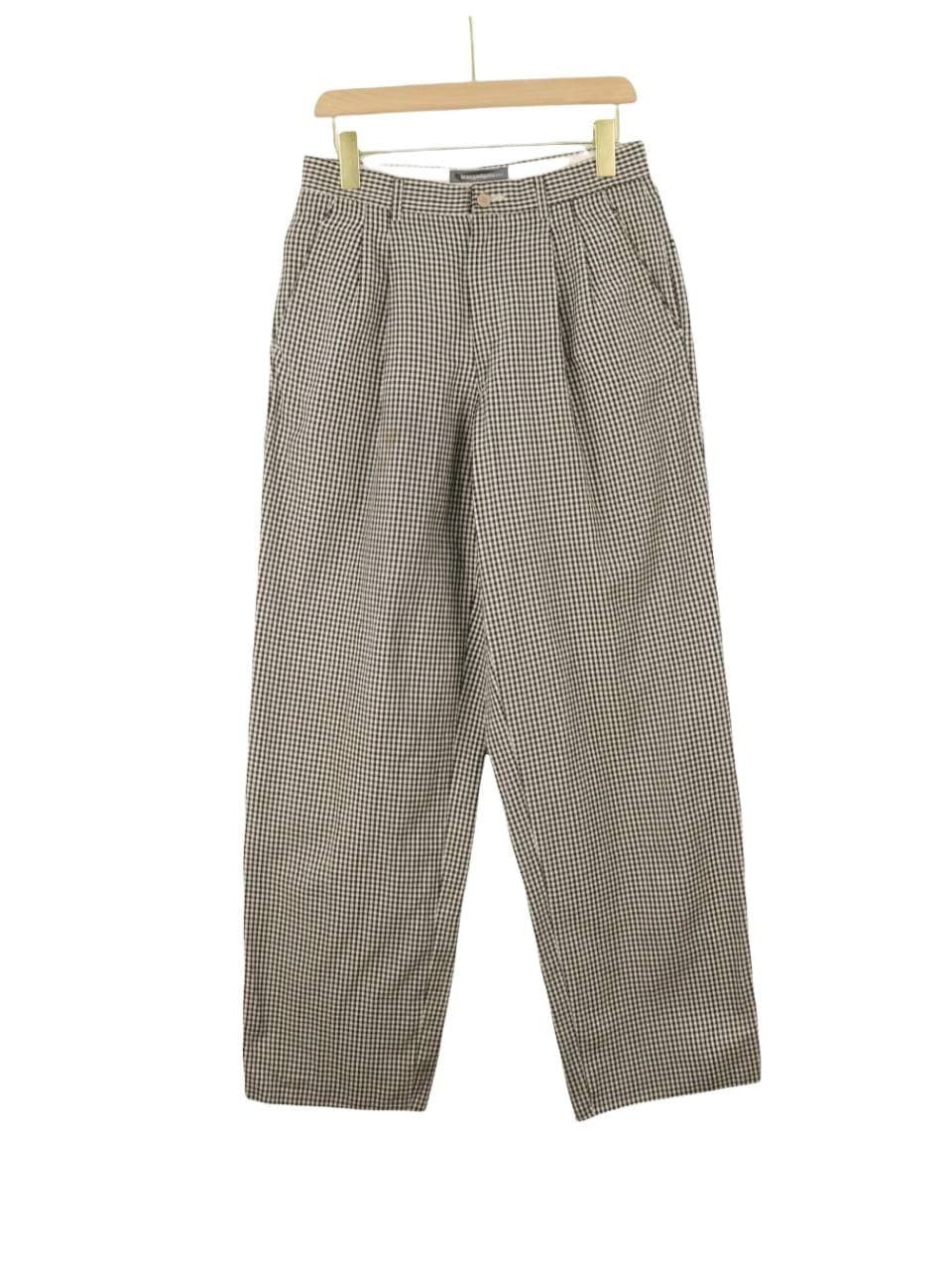 Issey Miyake 80's ISSEY MIYAKE MEN Checkered Baggy Front Pleated Pant Size US 29 - 3 Thumbnail