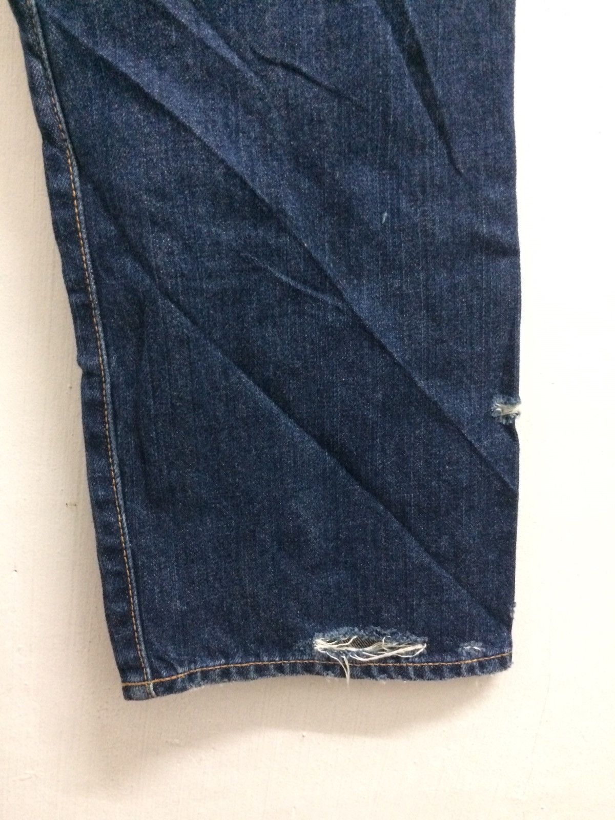 Designer × Japanese Brand Rare Rna Slang Patch Work Distressed Bleached Denim Jenas Size US 30 / EU 46 - 14 Thumbnail