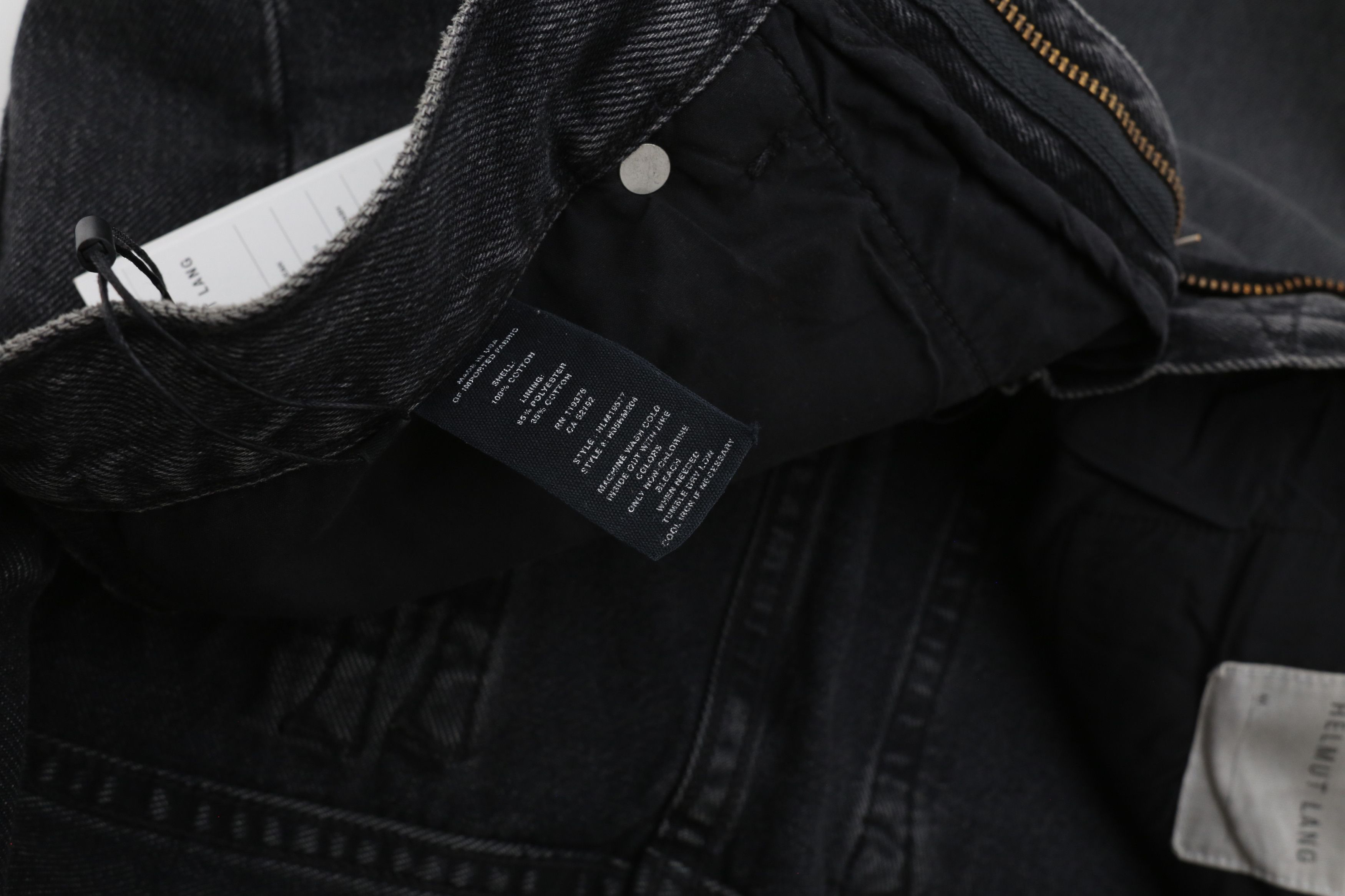 Helmut Lang ⚡️QUICK SALE⚡️Helmut Lang Black Denim Jeans Size US 31 - 4 Thumbnail