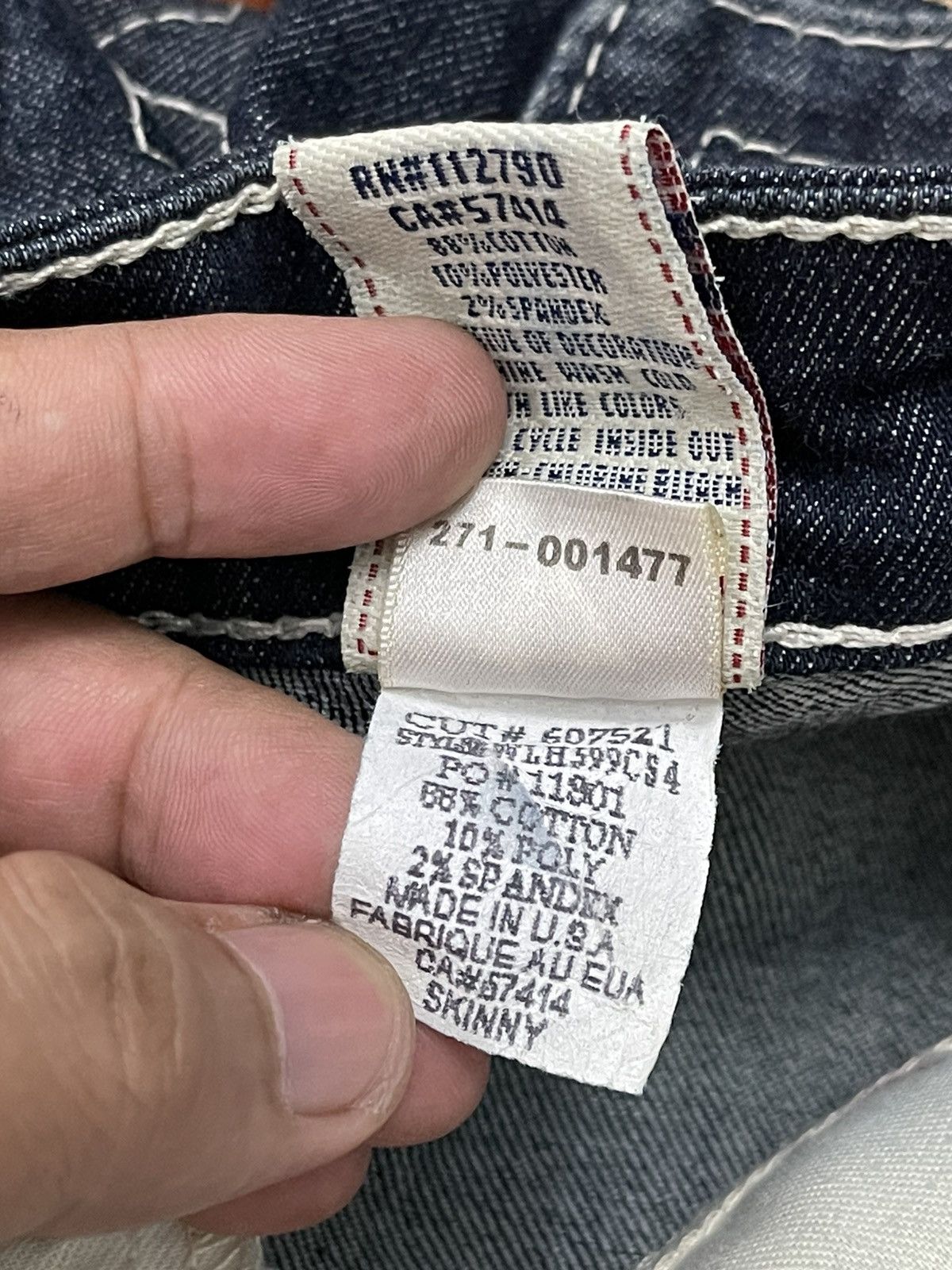 True Religion × Vintage Rare Distressed True Religion Flared Jeans Size 28" / US 6 / IT 42 - 11 Thumbnail